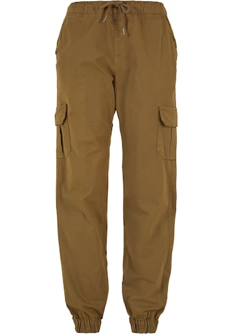 Cargohose »Damen Ladies High Waist Cargo Jogging Pants«, (1 tlg.)