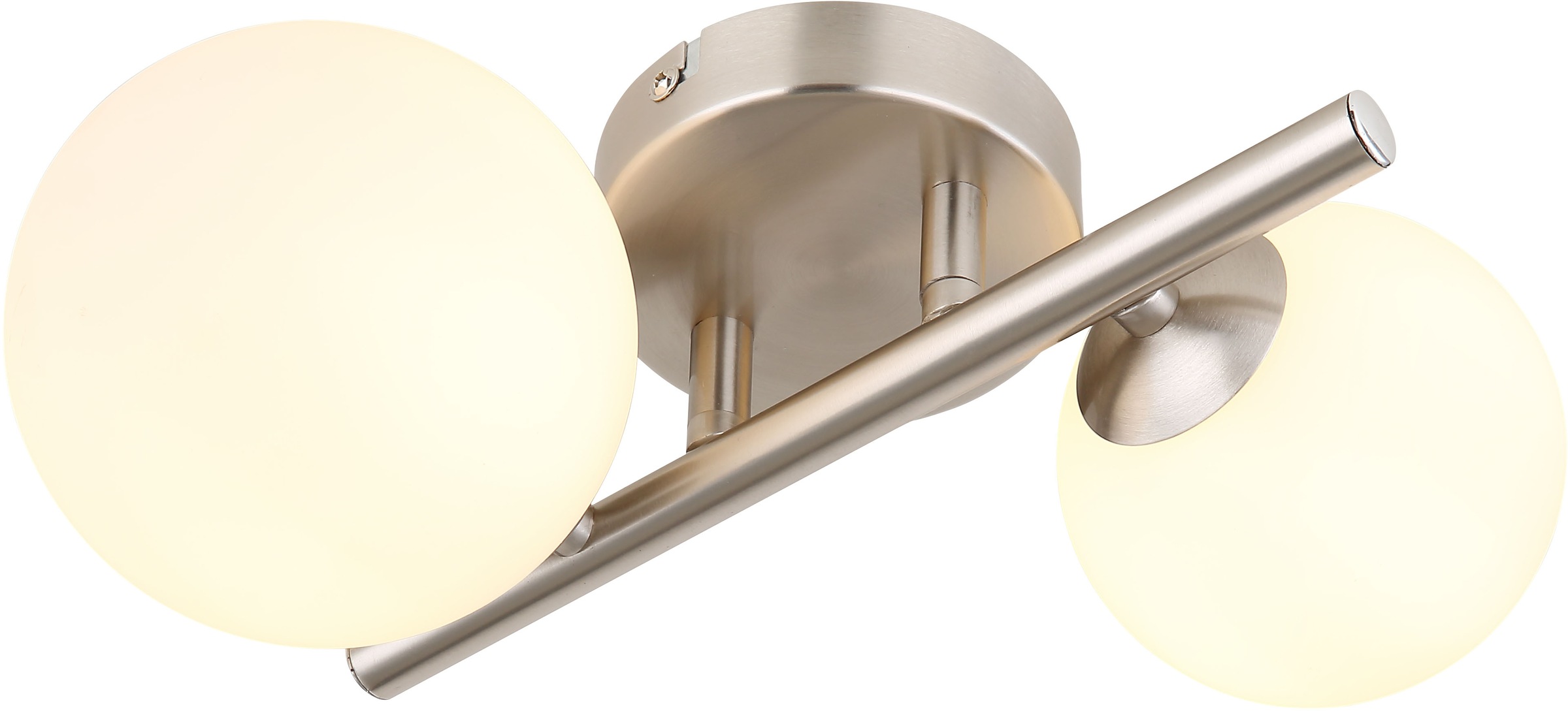 GLOBO LIGHTING Wandleuchte »RIHA«, Leuchtmittel G9 | Leuchtmittel wechselbar, Wandlampe/Spot/Glas opal/Wohnzimmer/Flur/3000K