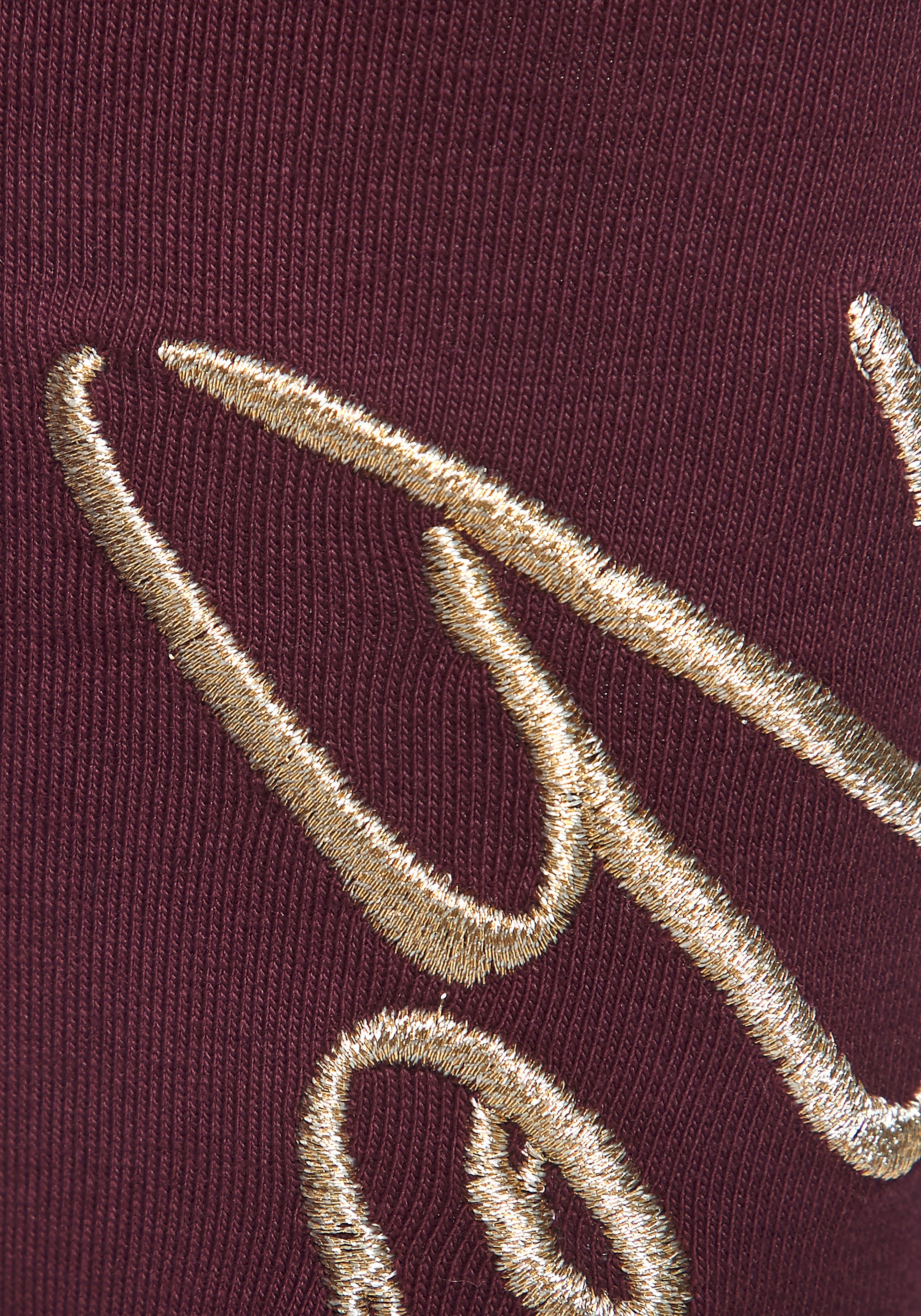 Bench. Loungewear Leggings  mit glänzender Logostickerei