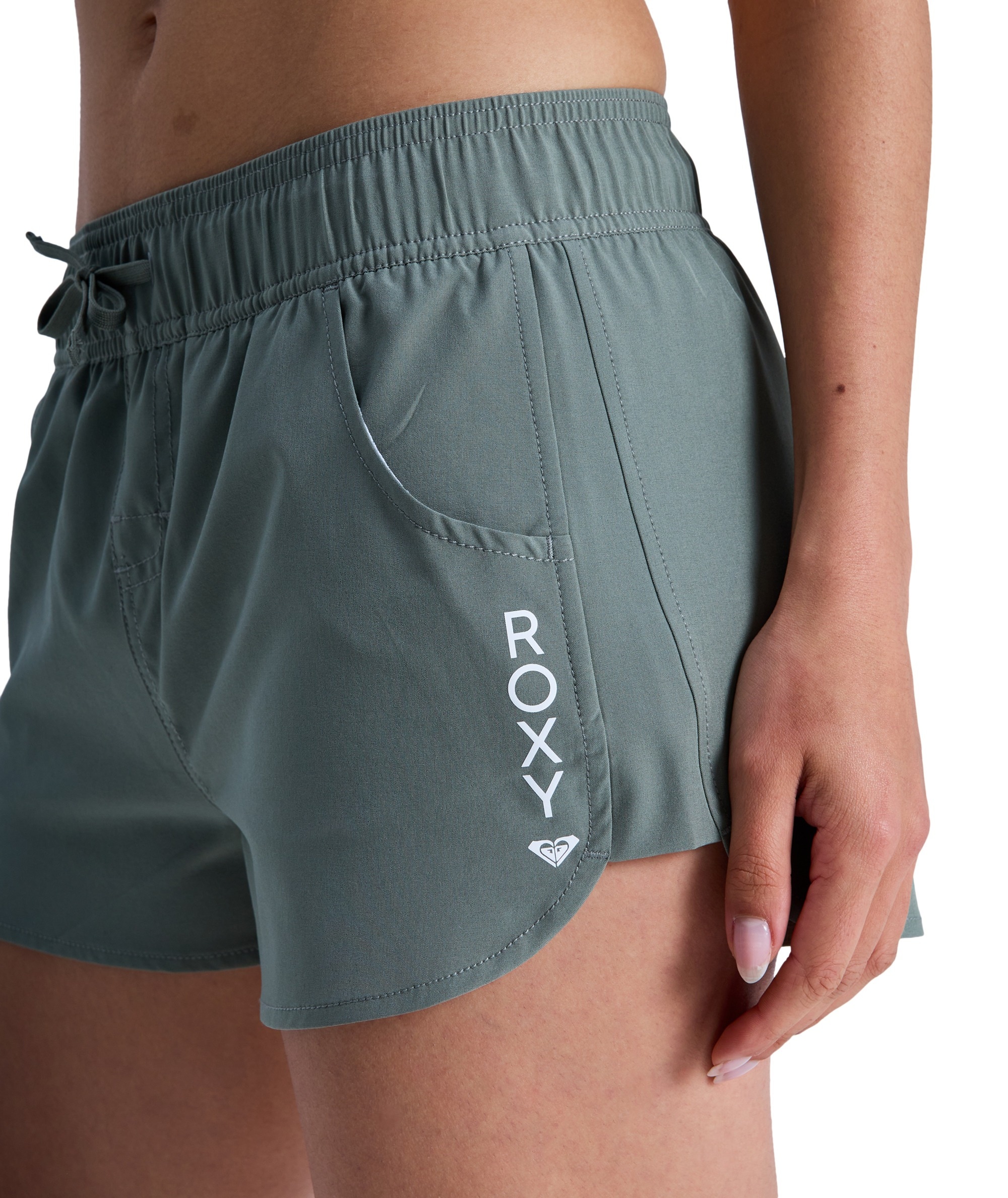 Roxy Badeshorts "ROXY WAVE 2 INCH BS" schnell trocknendes Material, aus Polyester und Elasthan