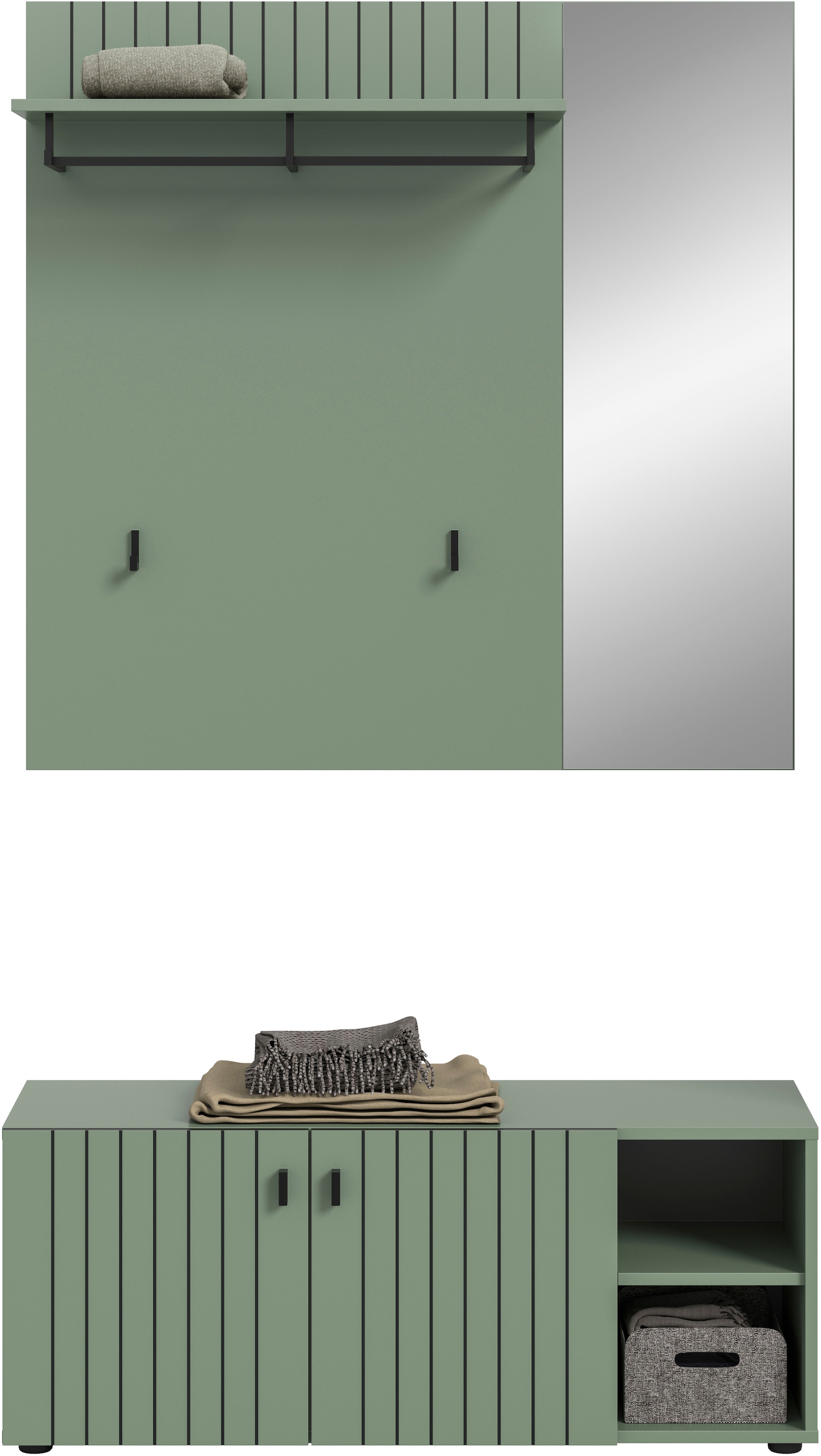 INOSIGN Garderoben-Set "TATIO, 2-tlg. Garderobenkombination, Breite: 106 cm günstig online kaufen