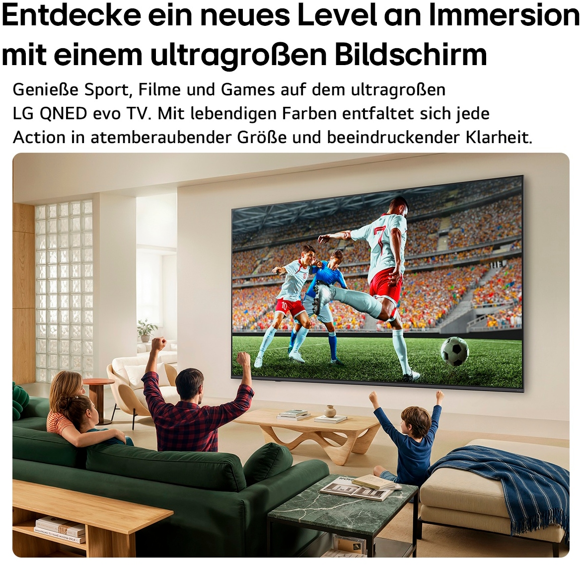 LG QNED-Fernseher »75QNED82B6A« 189 cm/75 ″ Smart-TV
