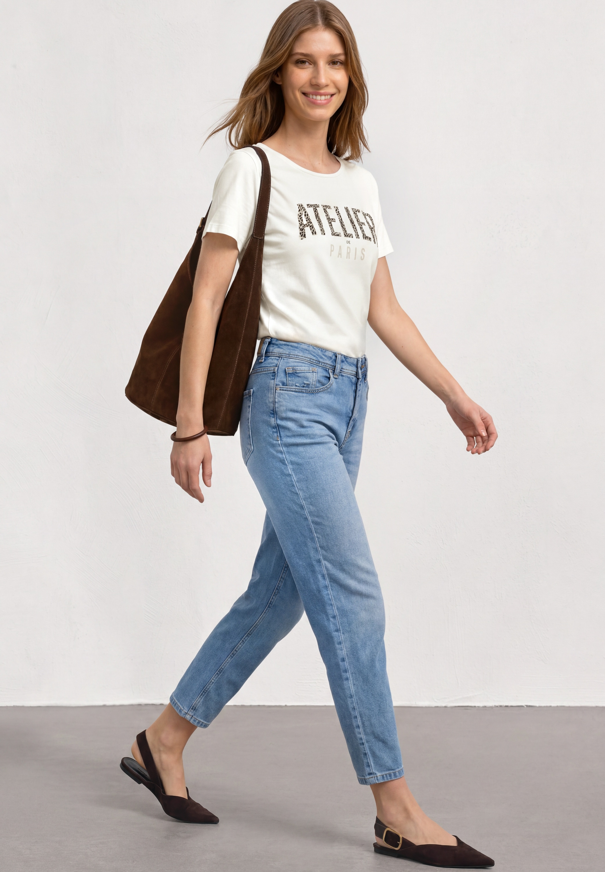STREET ONE T-Shirt aus reiner Baumwolle