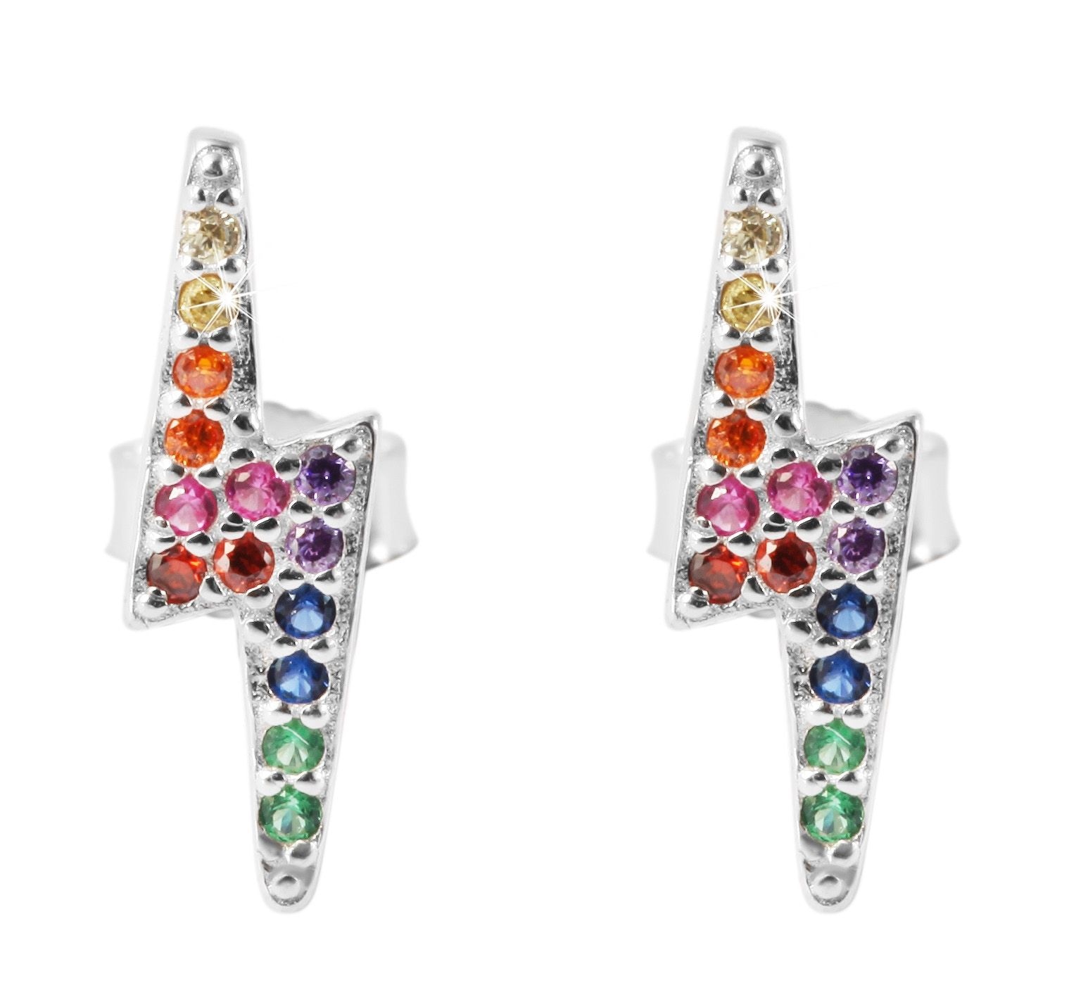 Adelia´s Paar Ohrhänger "Damen Ohrringe – Ohrstecker aus 925 Silber mit Zir günstig online kaufen