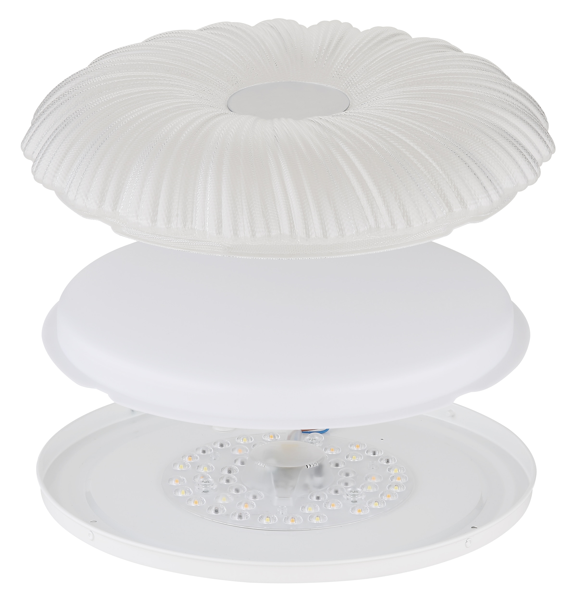 GLOBO LIGHTING LED Deckenleuchte »CAVENDISH«, Leuchtmittel LED-Modul | LED fest integriert, Deckenlampe/CCT 2700/4000/6000K/rund/Wohnzimmer/Schlafzimmer
