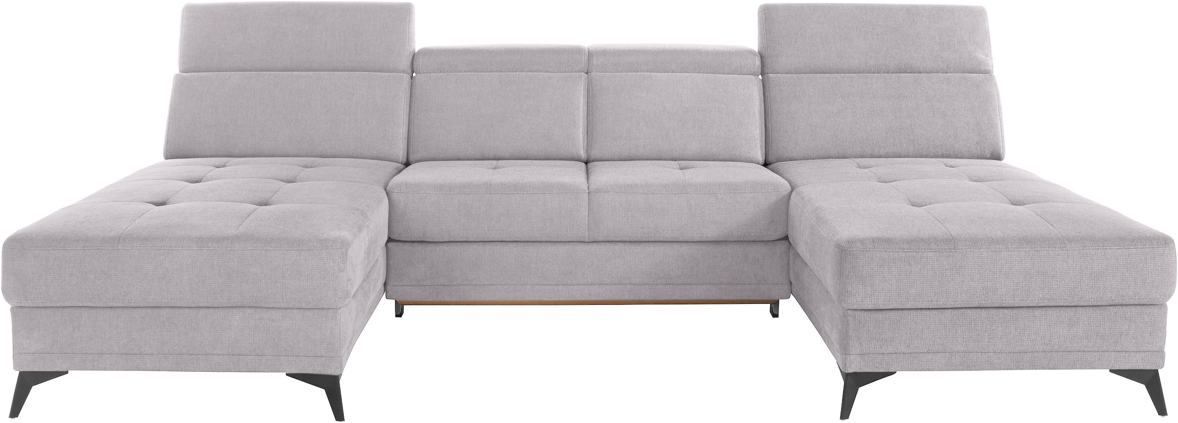 Home affaire "Cardiz U-Form" inkl.Kopfteilverstellung und Federkern wahlwei günstig online kaufen