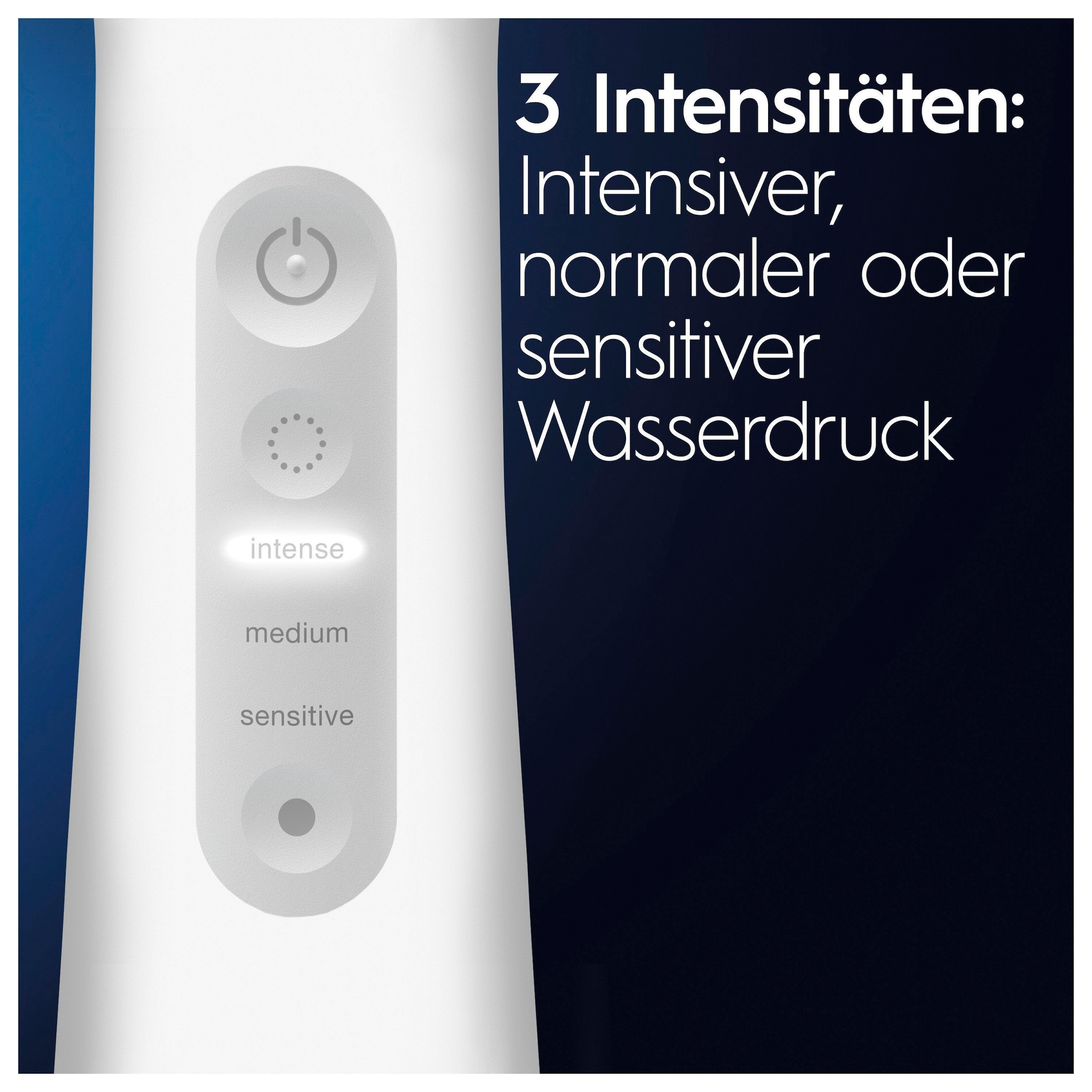 Oral-B Munddusche »AquaCare 6«, 3 St. Aufsätze, Kabellose mit Oxyjet-Technologie