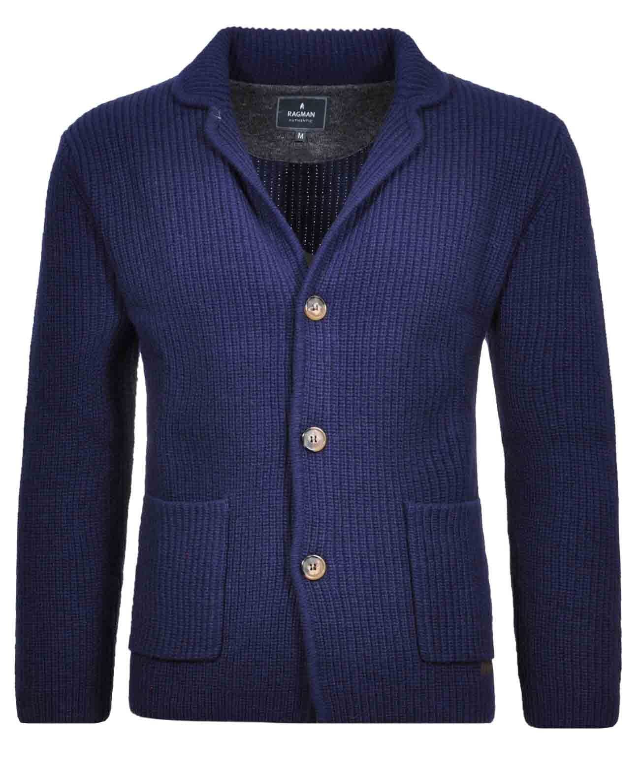 RAGMAN Strickfleecejacke