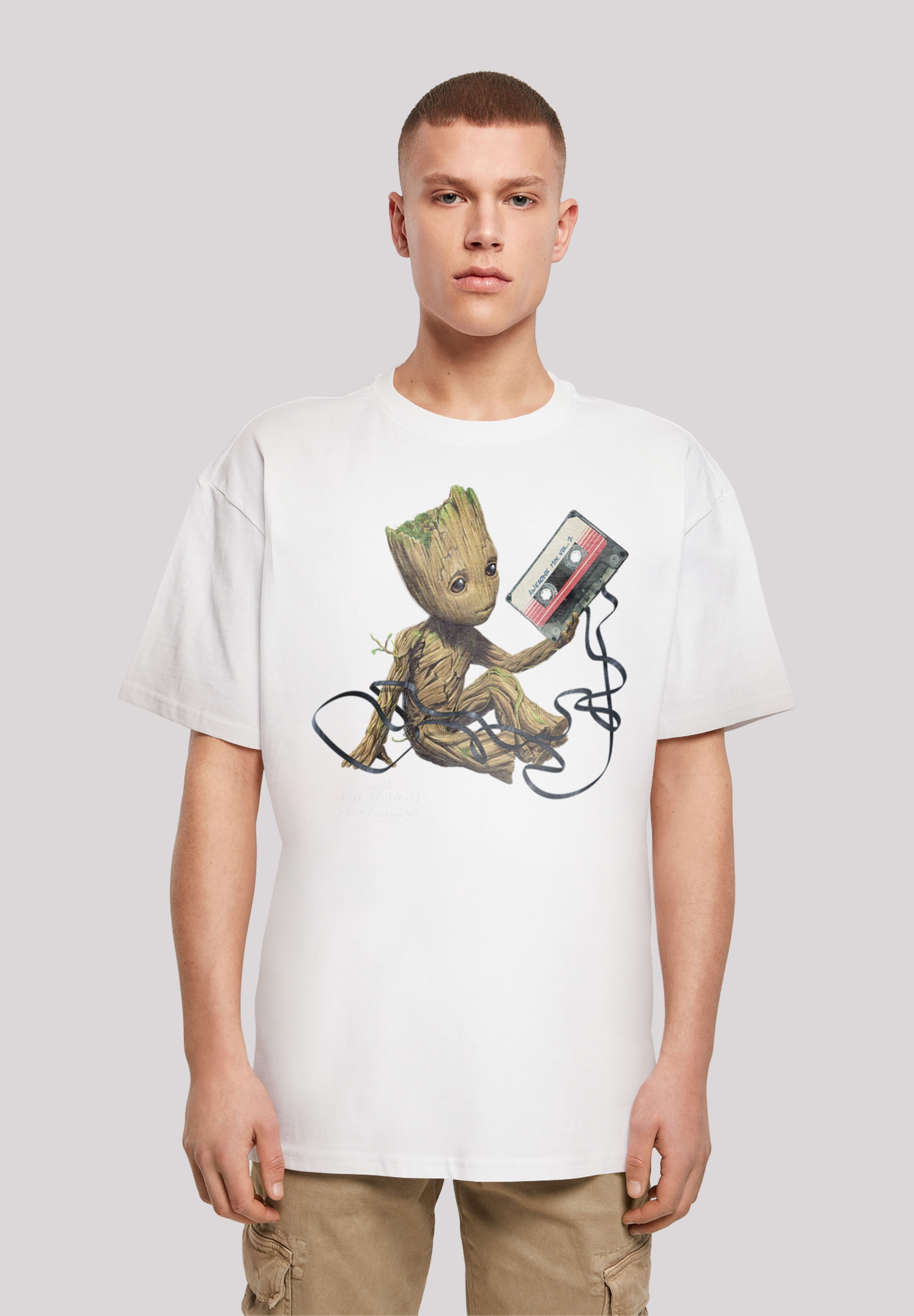 F4NT4STIC T-Shirt "Guardians Of The Galaxy Vol2 Groot Tape", Print günstig online kaufen