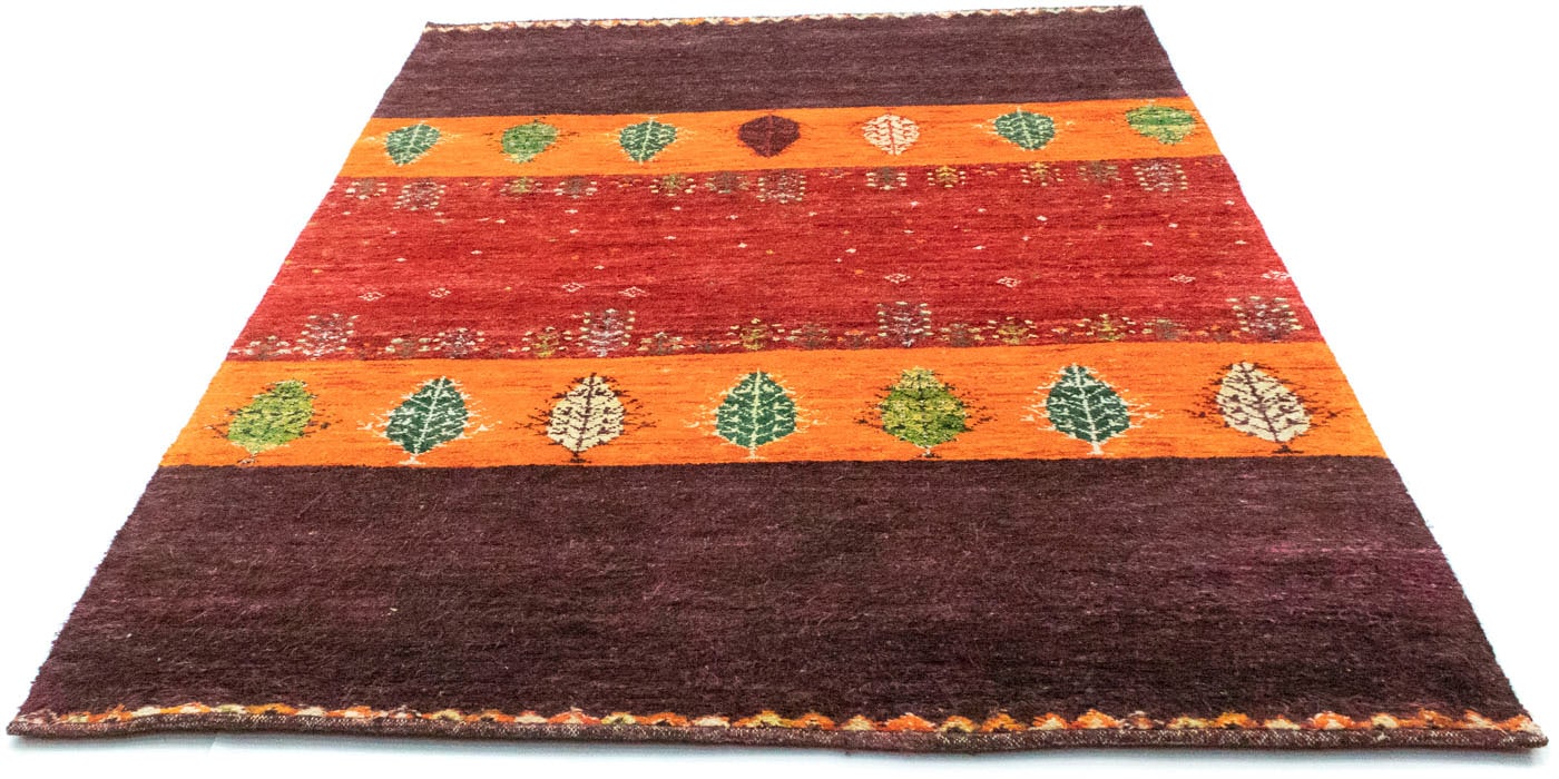 Teppich »Designer Teppich handgeknüpft orange«, rechteckig, Viskose