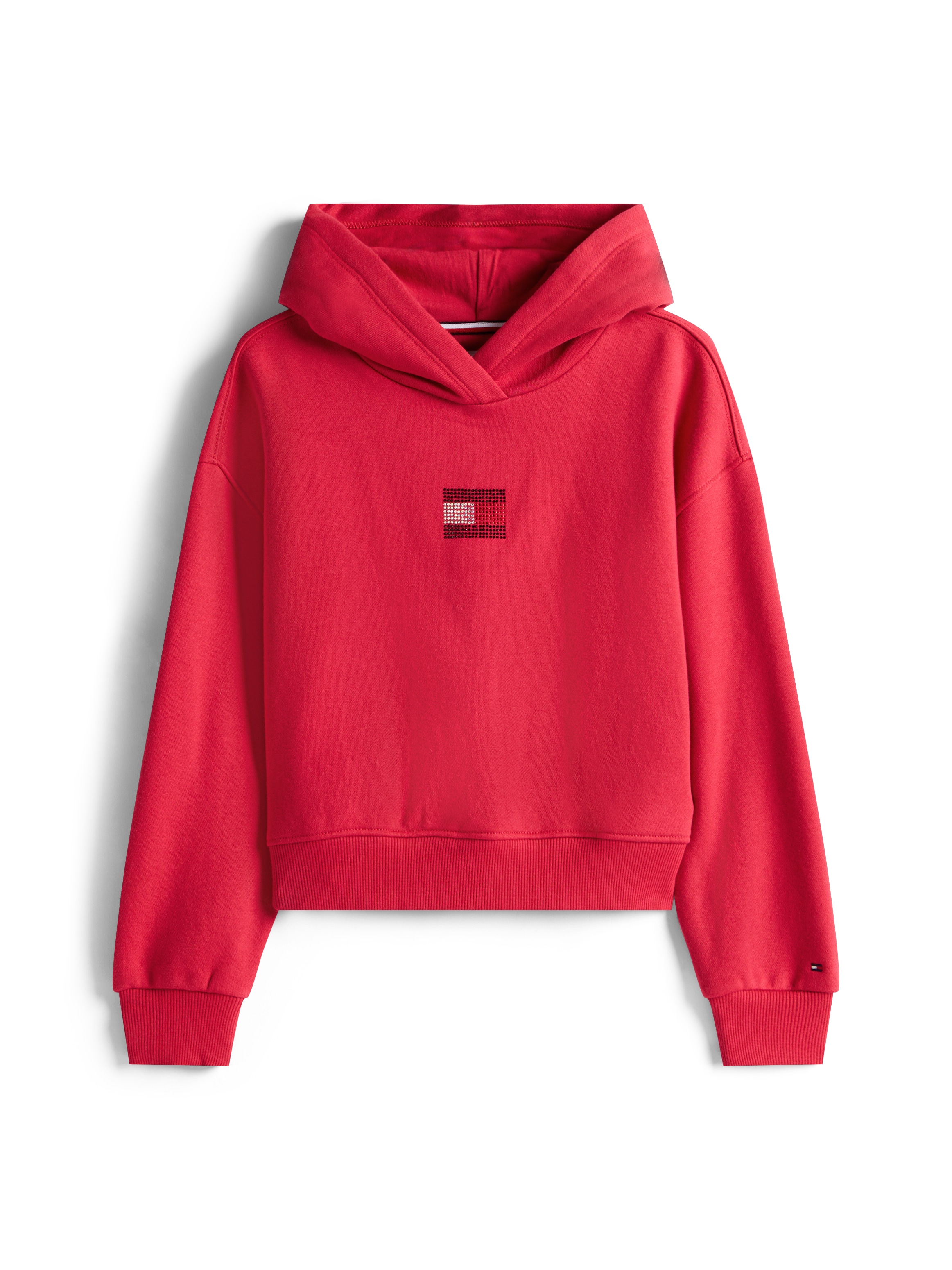 Tommy Hilfiger Kapuzensweatshirt »RHINE STONE FLAG HOODIE«, Kinder bis 16 Jahre