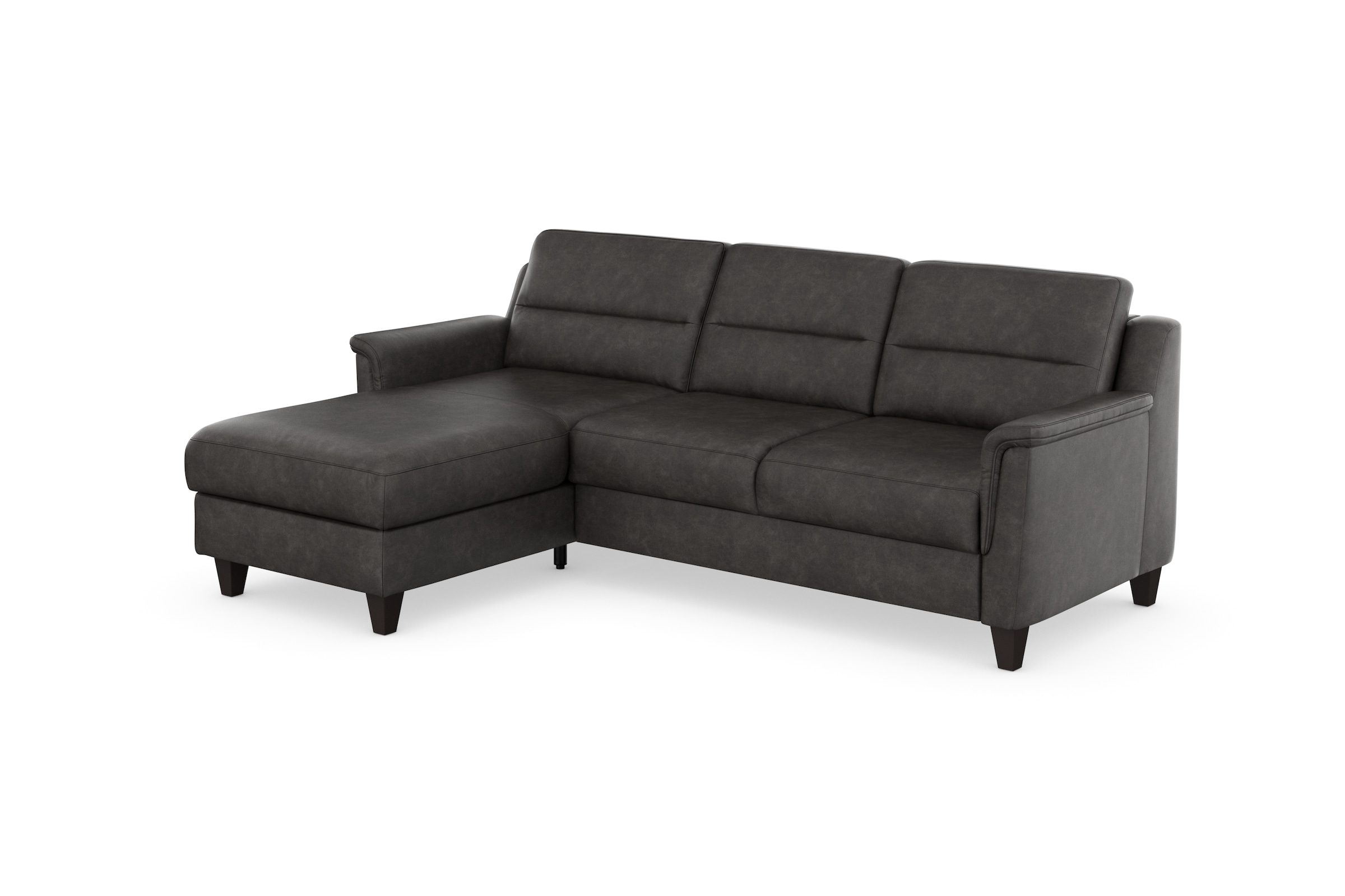 sit&more Ecksofa »Farö L-Form«, inklusive Federkern, wahlweise mit Bettfunktion und Bettkasten