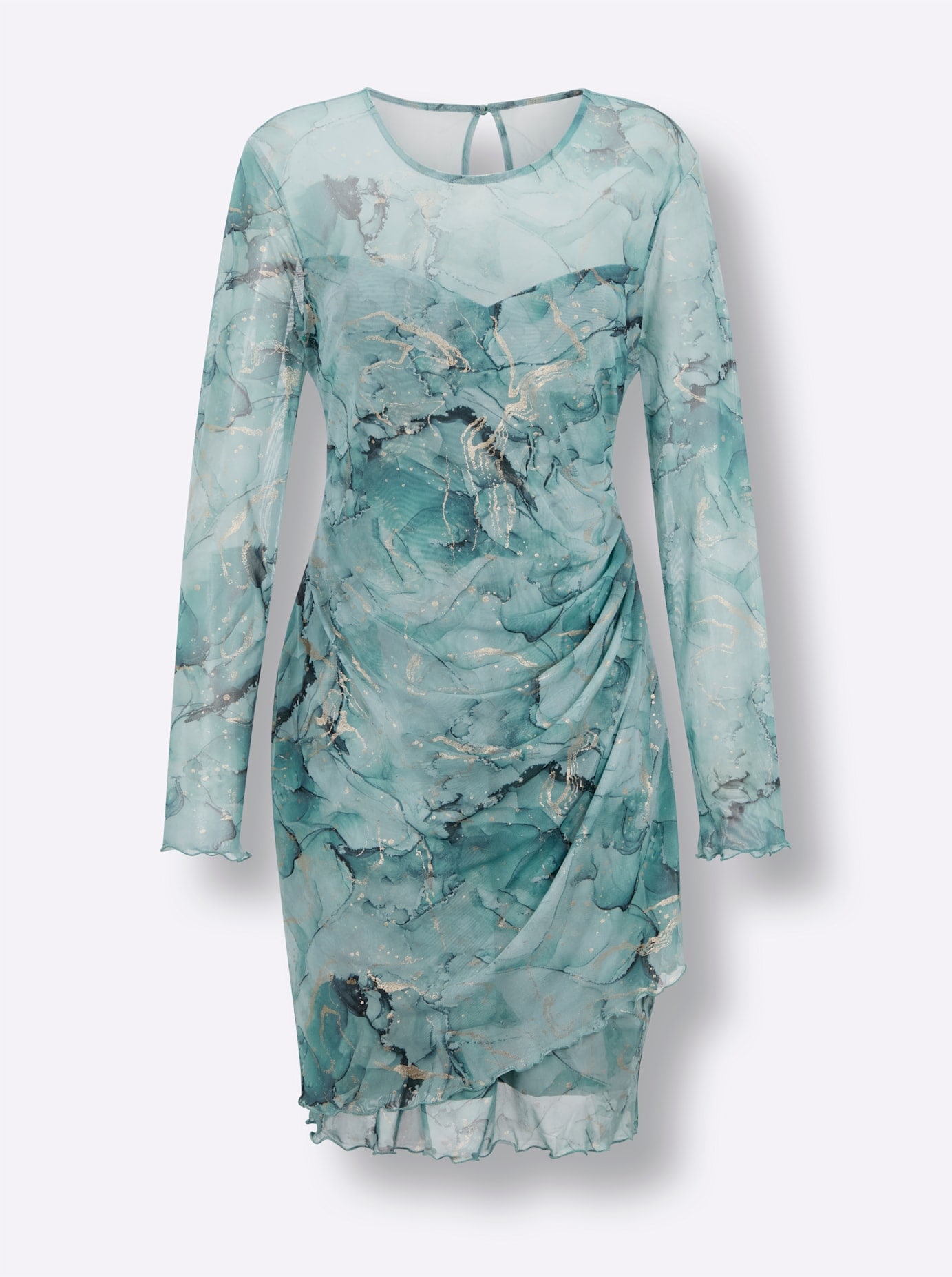 CREATION L PREMIUM Druckkleid »Mesh-Kleid«