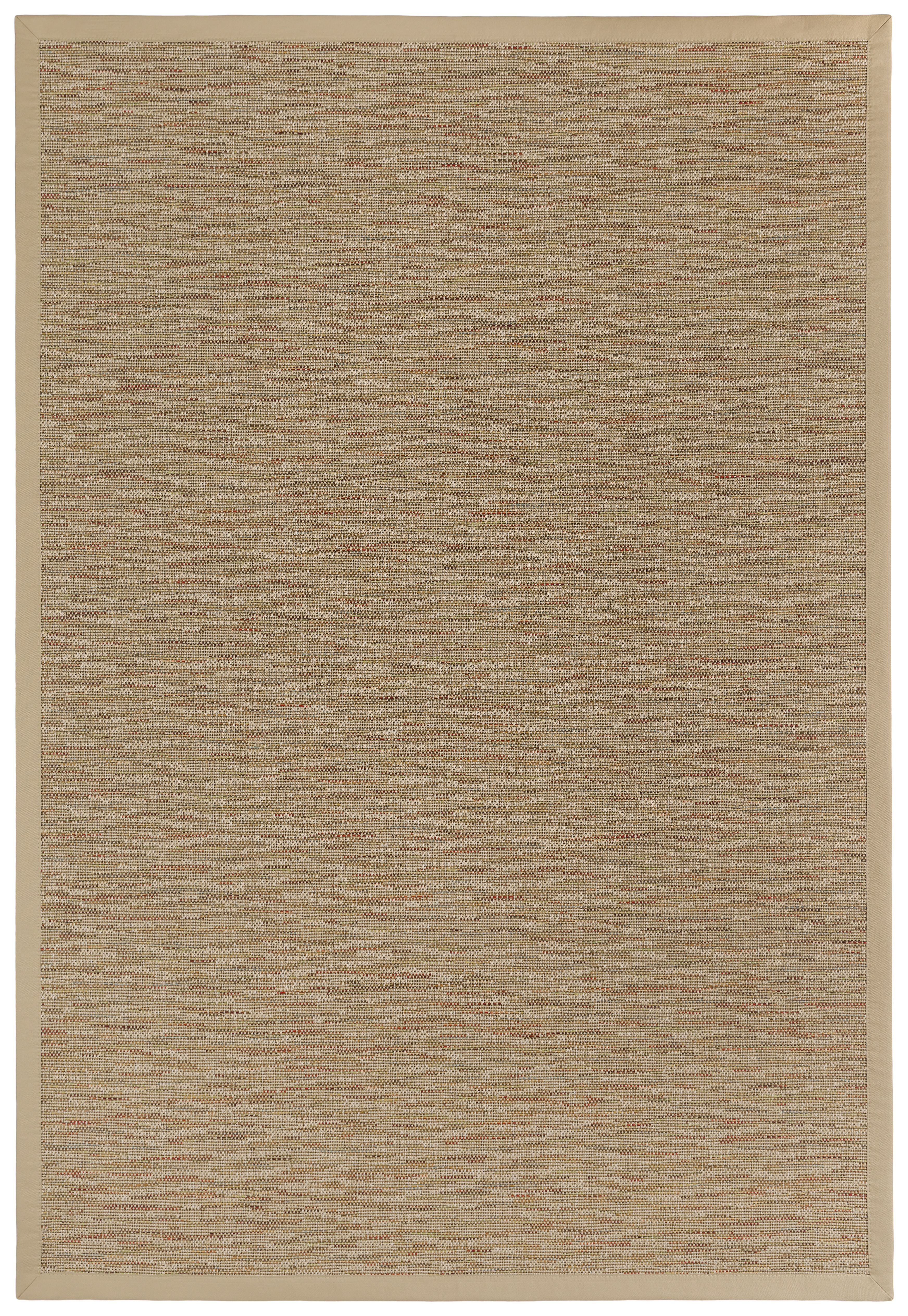 Thumbnail - Dekowe Teppich "Basic S2 Multi" rechteckig 10 mm Höhe meliert, Sisaloptik, mit Bordüre, In- und Outdoor geeignet