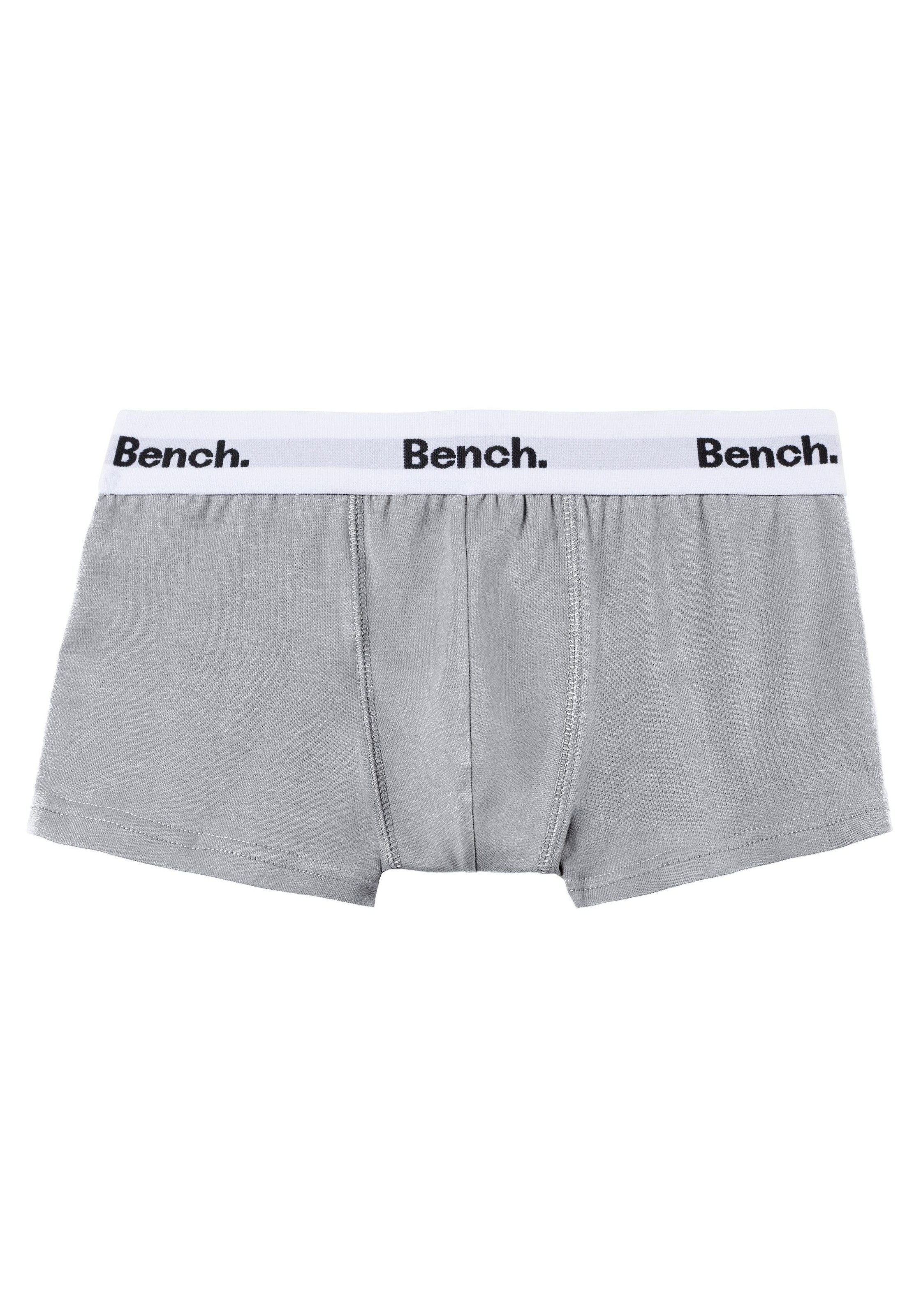 Bench. Boxer »Boxershorts für Jungen«, (Packung, 3 St.), mit weißem Bund mit Bench Schriftzug