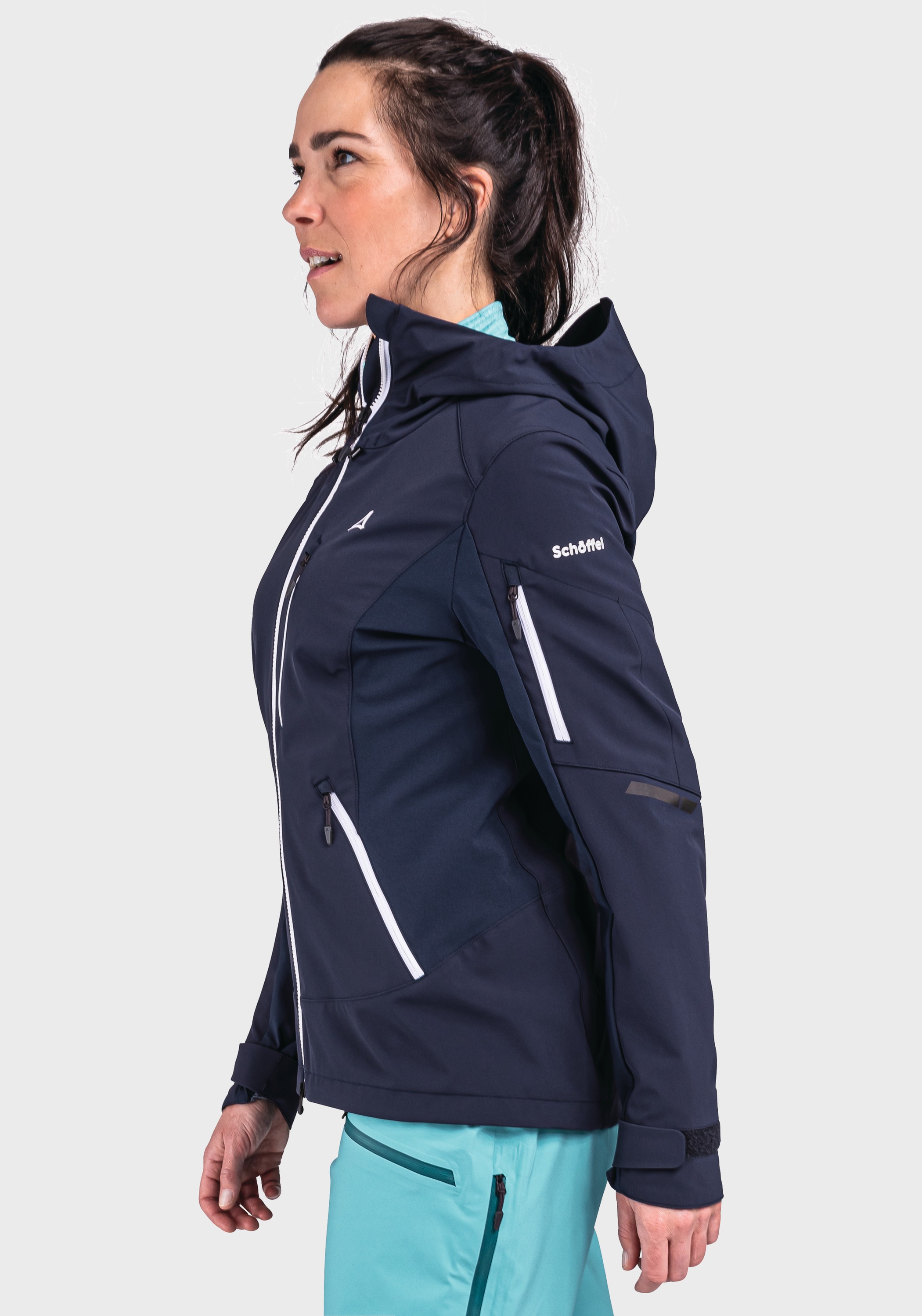 Schöffel Outdoorjacke »Softshell Jacket Matrei L«, mit Kapuze