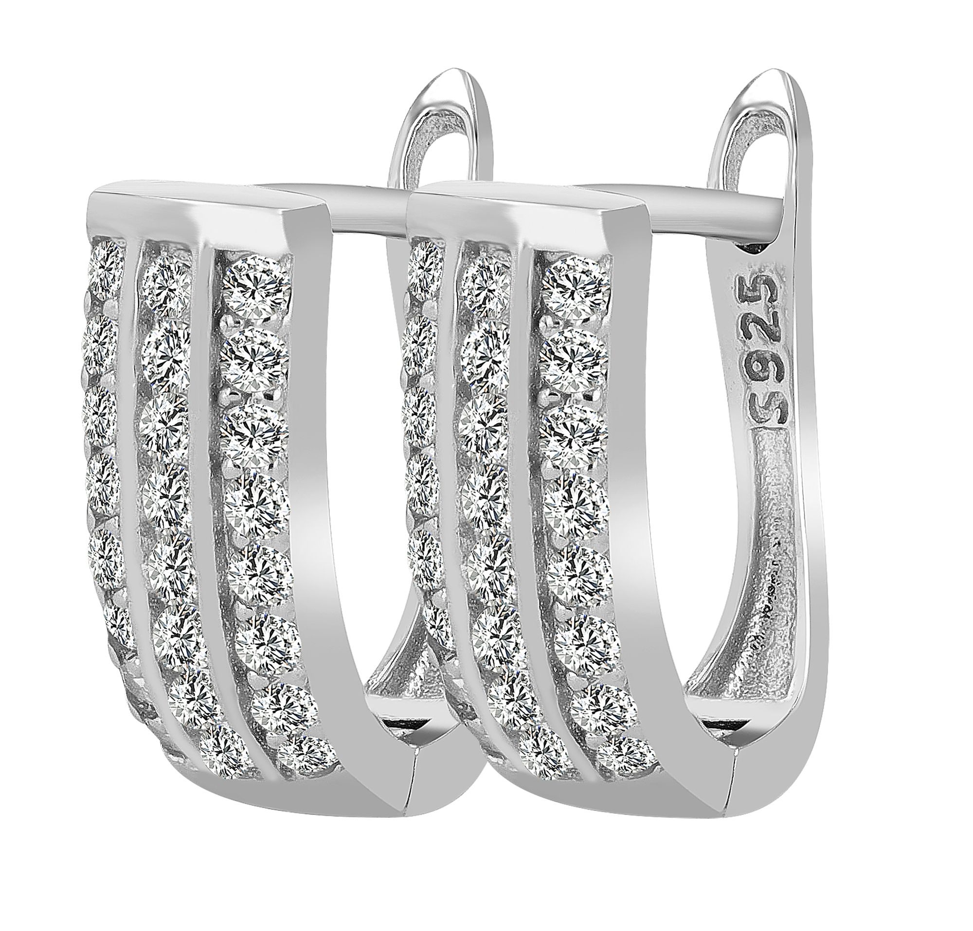 Adelia´s Klappcreolen "Damen Ohrringe – Klappcreole aus 925 Silber" Ideal z günstig online kaufen