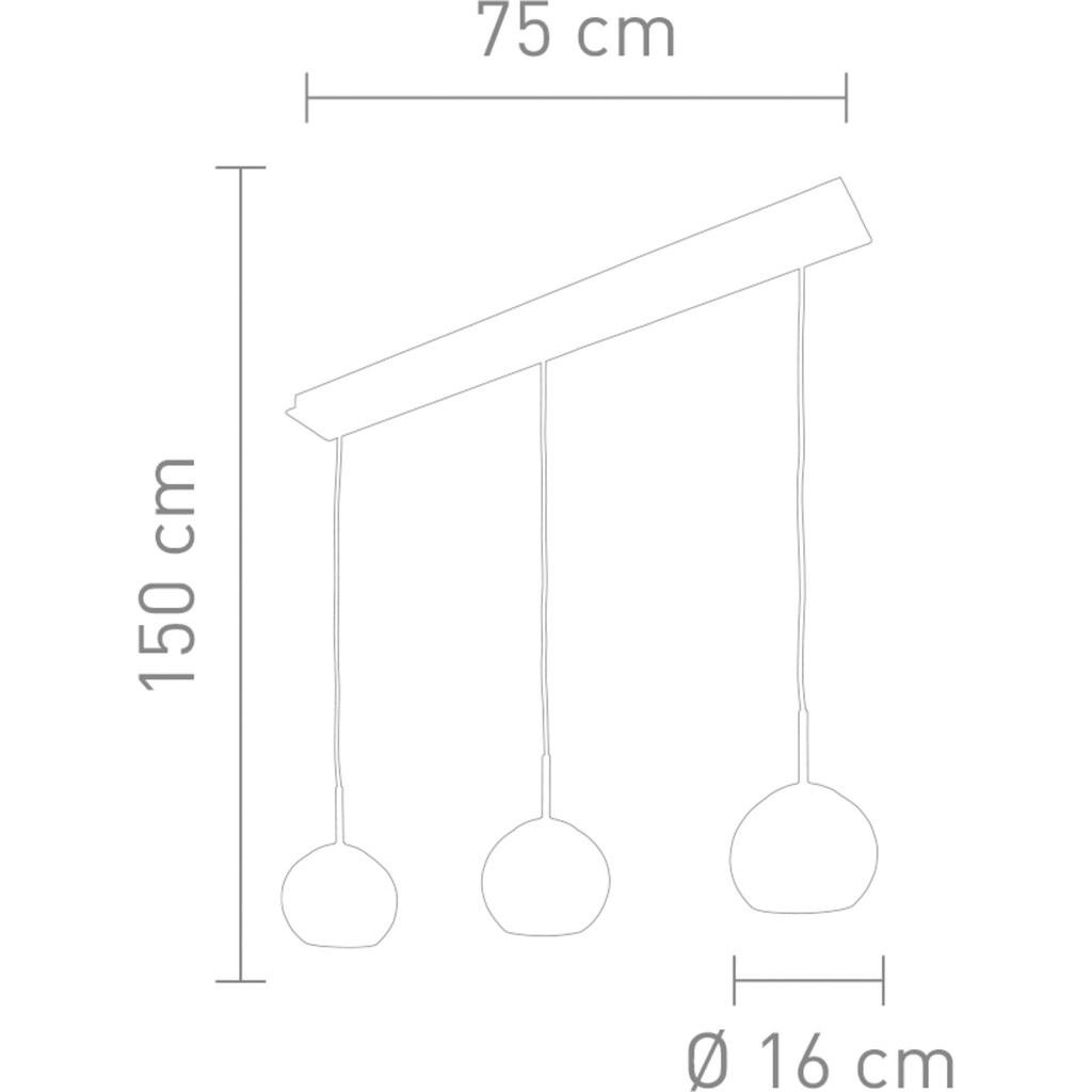 Villeroy & Boch Pendelleuchte »Tokio«, 3 flammig-flammig