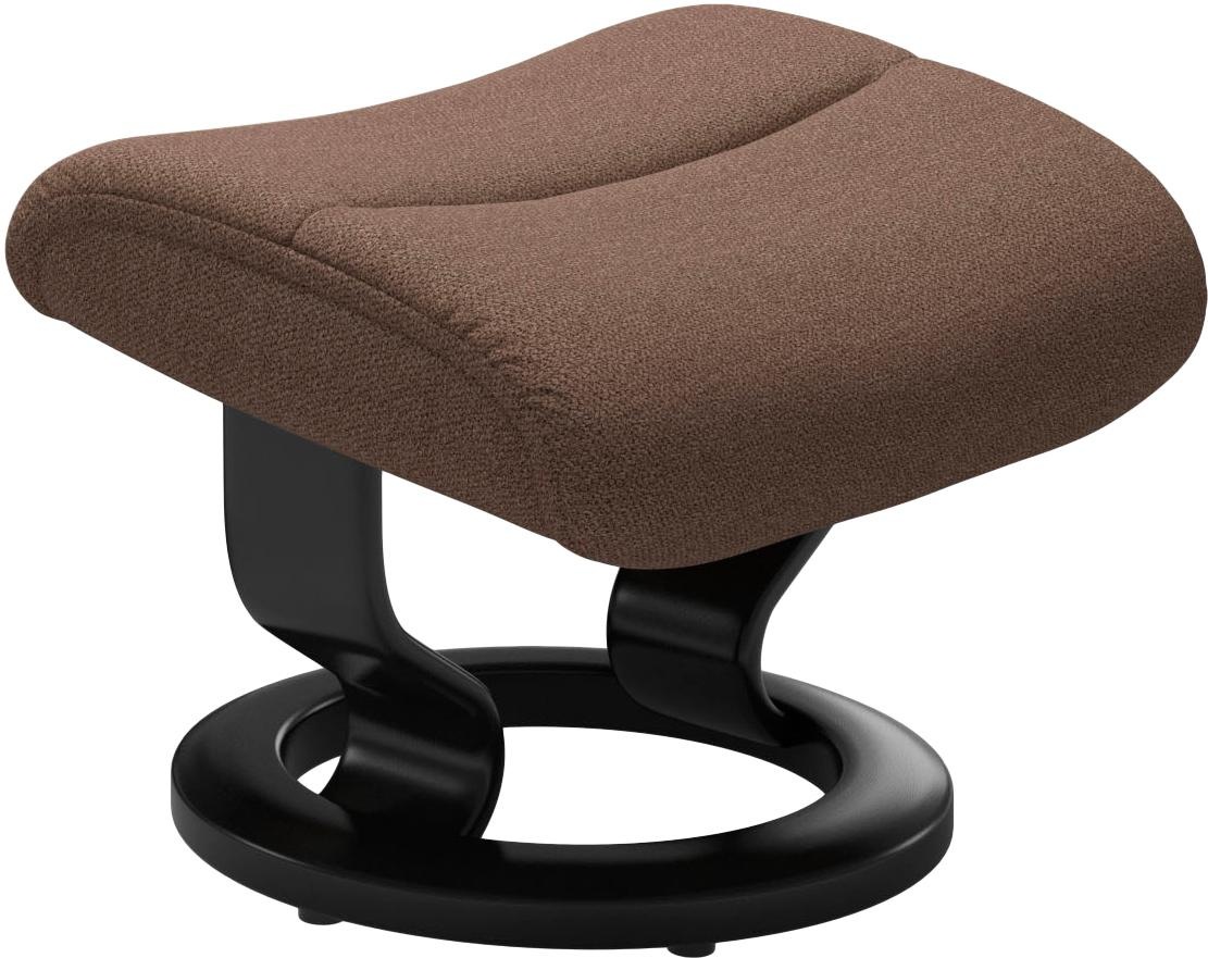 Stressless® Relaxsessel »View«, (Set, Relaxsessel mit Hocker), mit Classic Base, Größe S,Gestell Schwarz