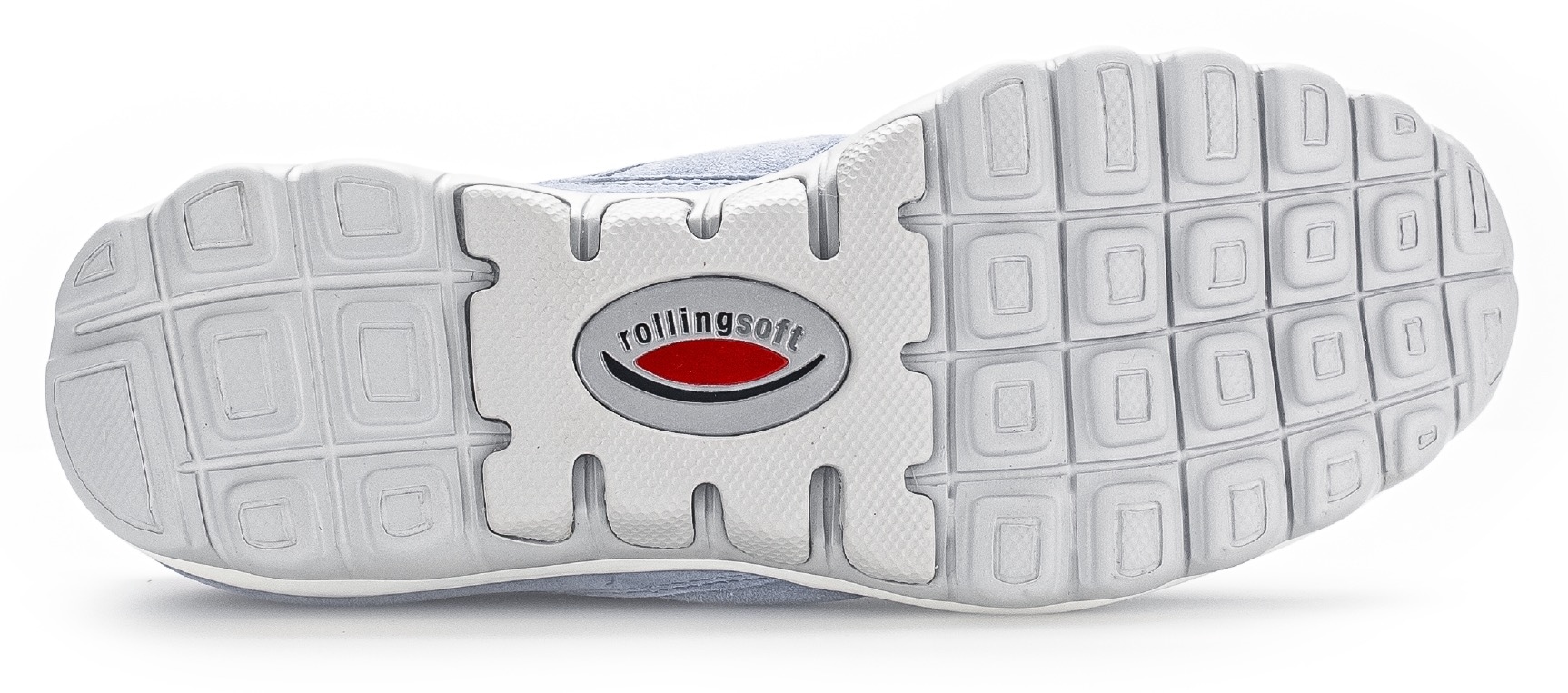 Gabor Rollingsoft Keilsneaker, Freizeitschuh, Halbschuh, Schnürschuh mit OPTIFIT-Wechselfußbett