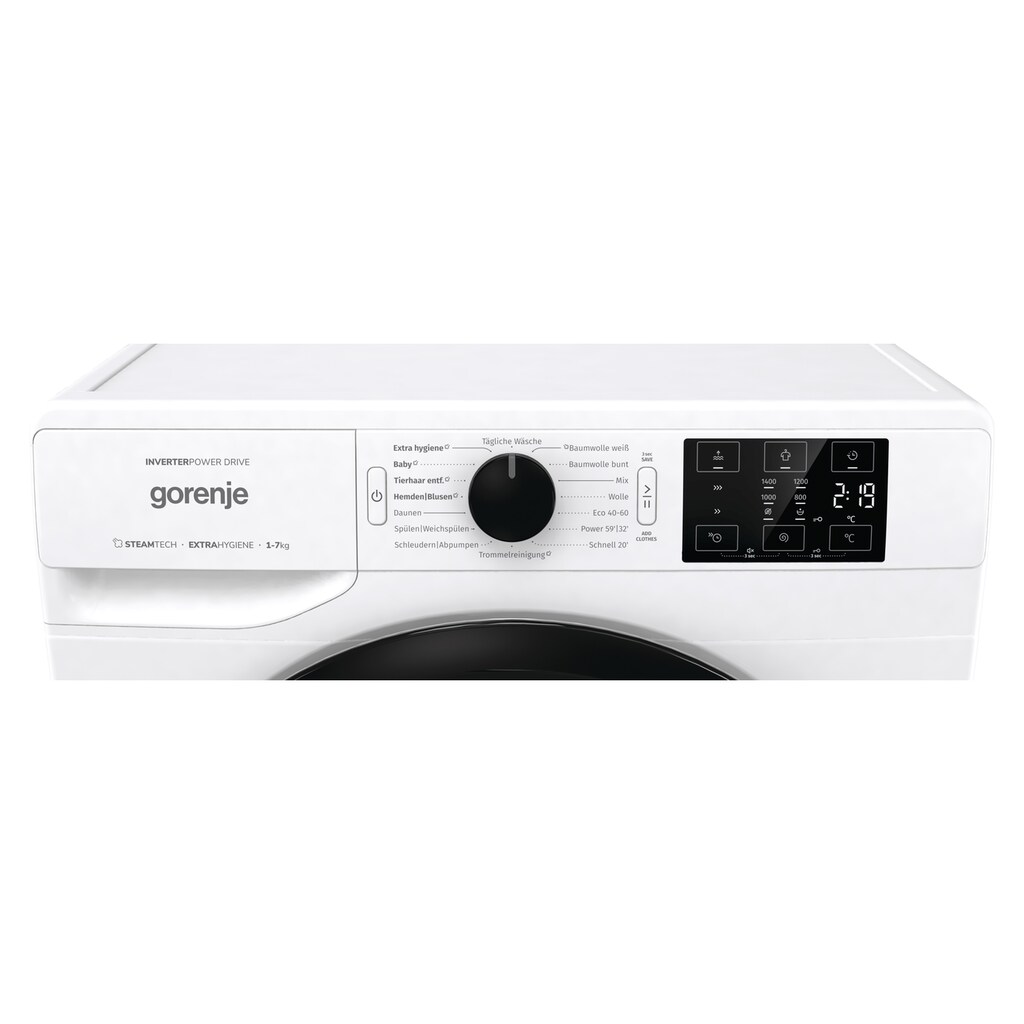 GORENJE Waschmaschine, WNEI 74 SAPS, 7 kg, 1400 U/min