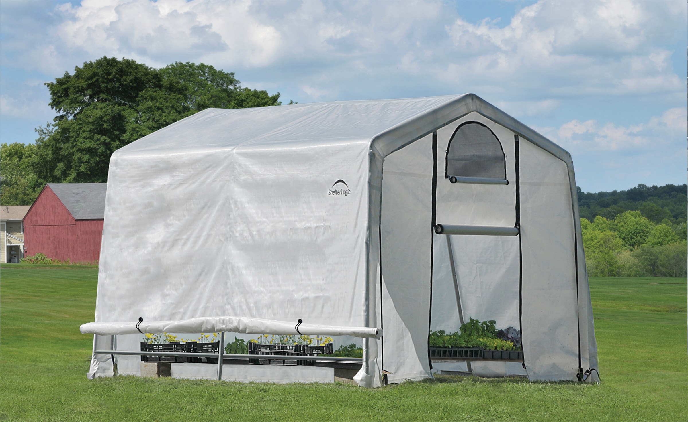 ShelterLogic Foliengewächshaus, BxTxH: 300x300x240 cm