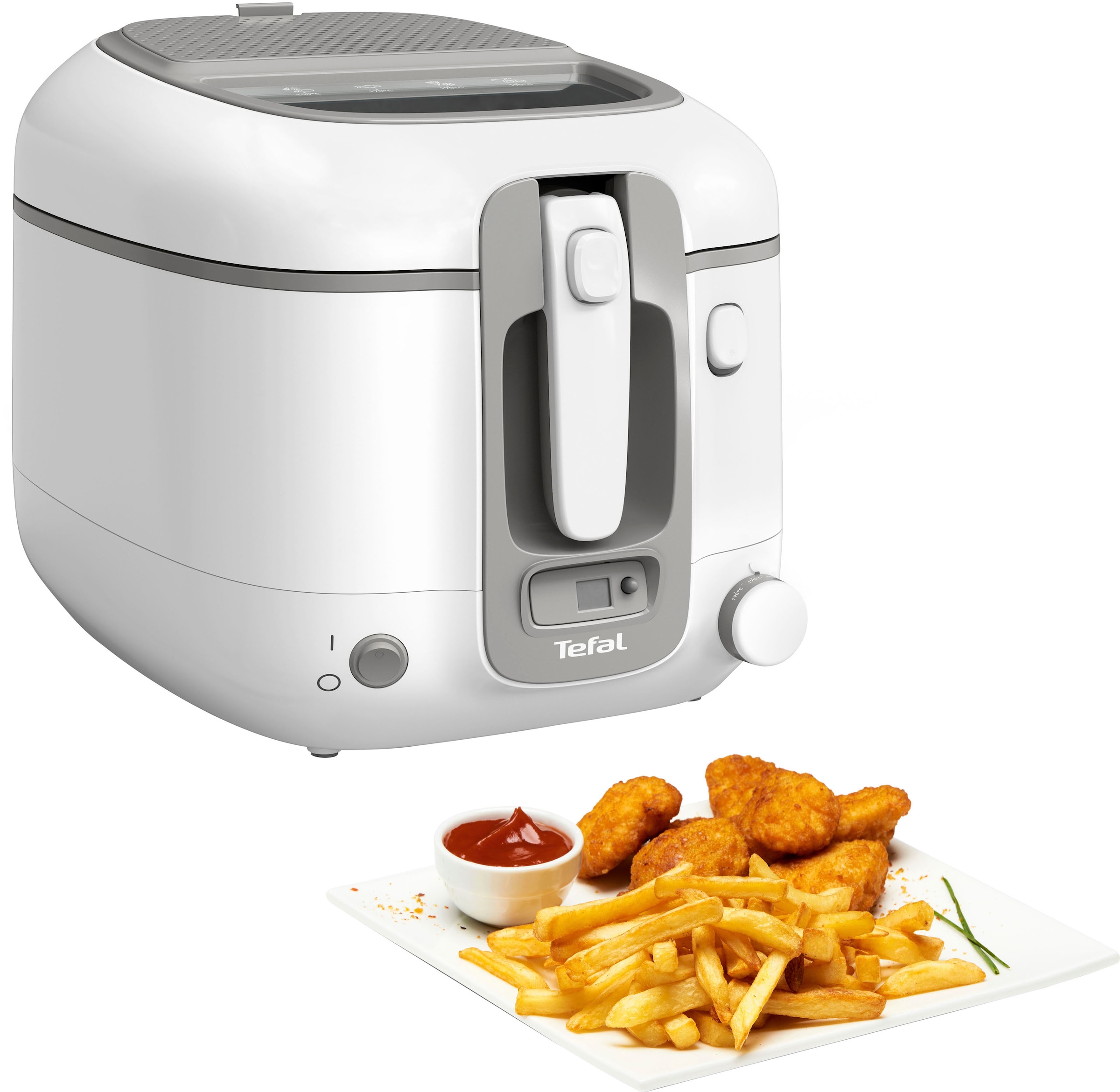 Tefal Fritteuse "FR3141 Super Uno", 1800 W, Fassungsvermögen 2,2 l, große Kapazität, Timer