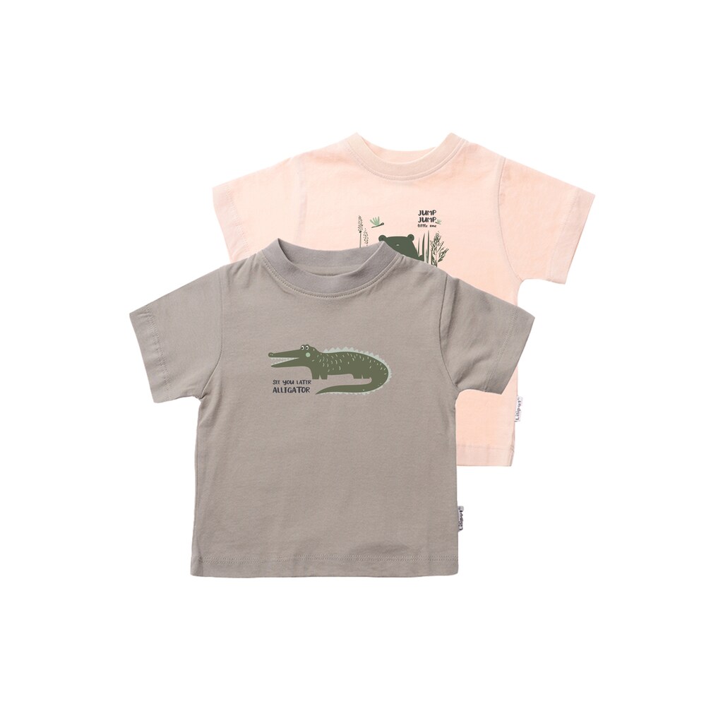 Liliput T-Shirt »Krokodil«, (2 tlg.)