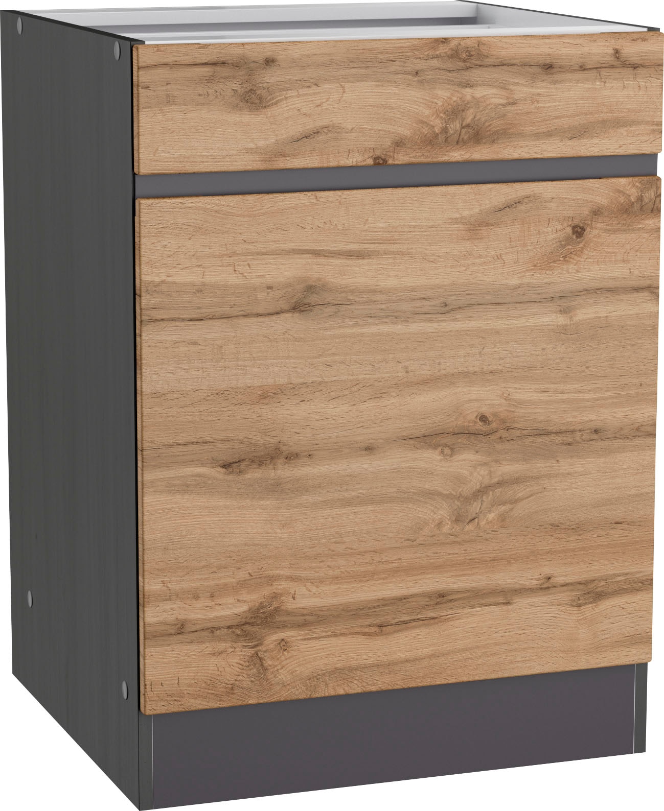 KOCHSTATION Unterschrank "KS-Riesa", Breite 60 cm, MDF-Fronten günstig online kaufen