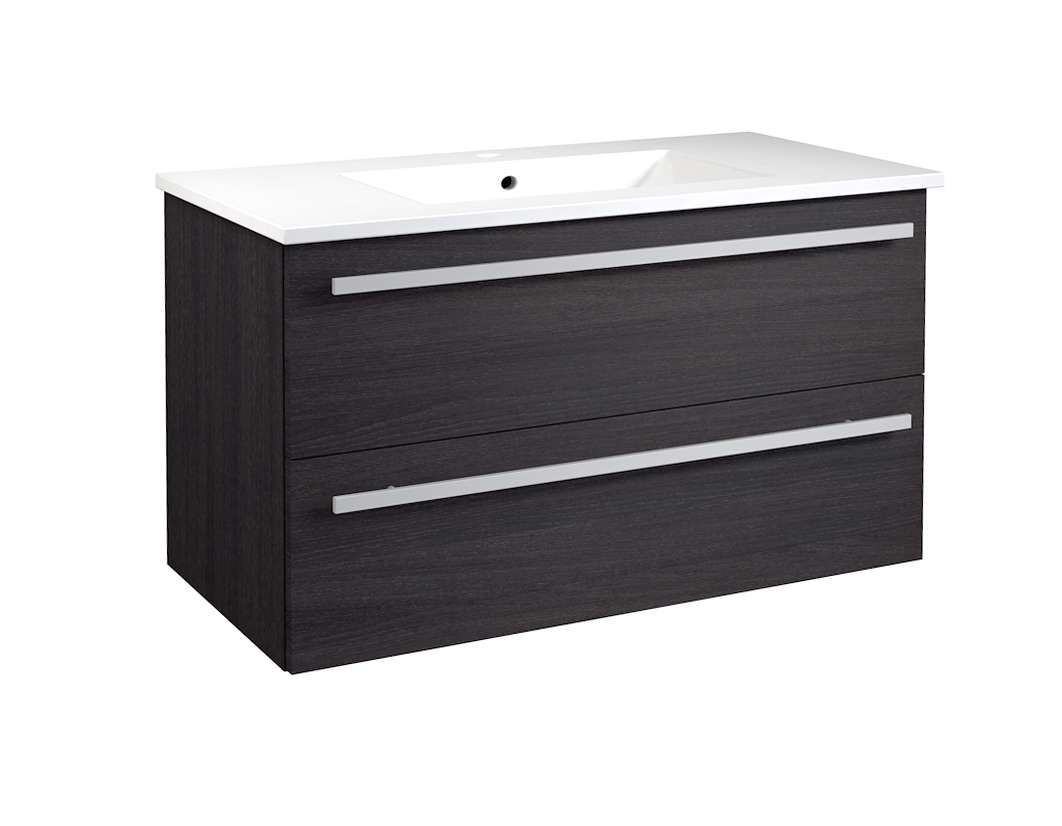 welltime "Serena, Waschbeckenunterschrank inkl. Waschbecken, Badmöbel" Breite 101,5 cm, Soft-Close-Funktion, FSC