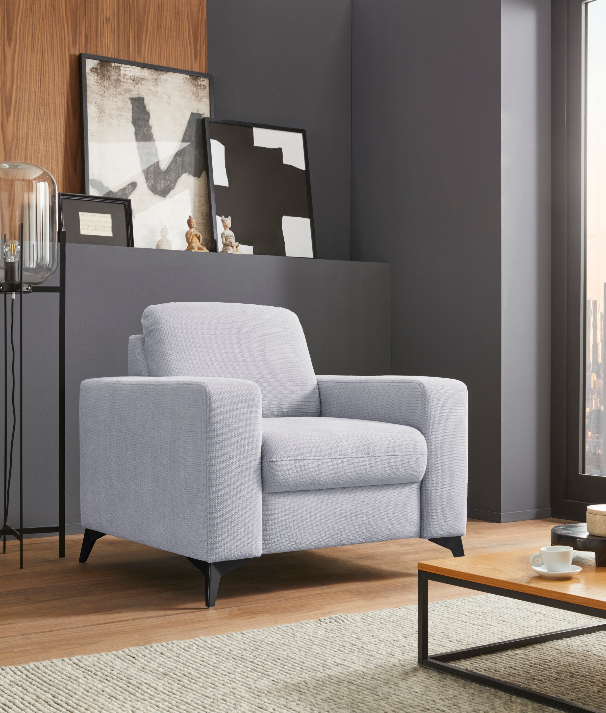 Home affaire Sessel "Lolland" passend zur Serie "Lolland", wahlweise mit fe günstig online kaufen