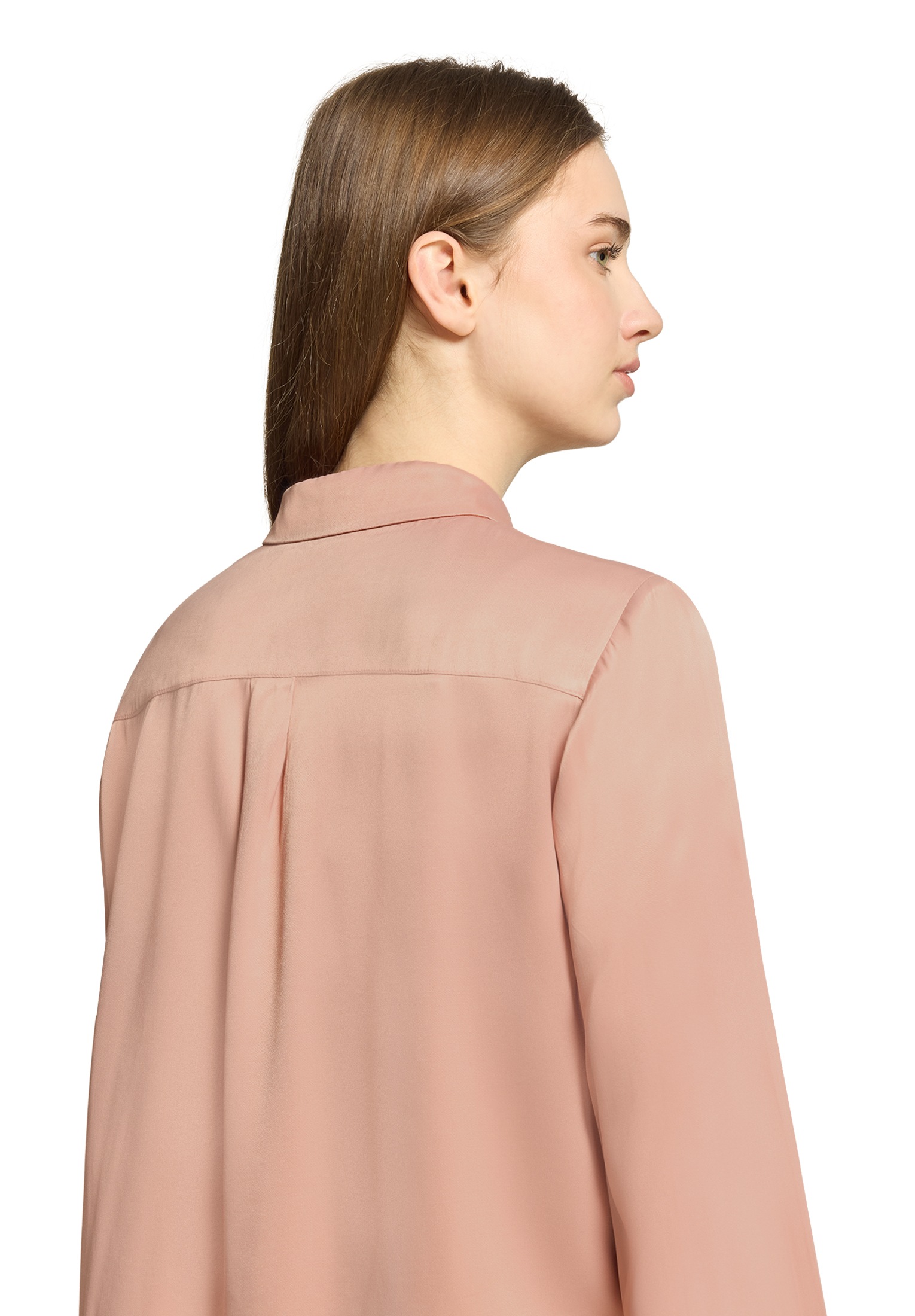 Cartoon Satinbluse »Damen mit Knöpfen«