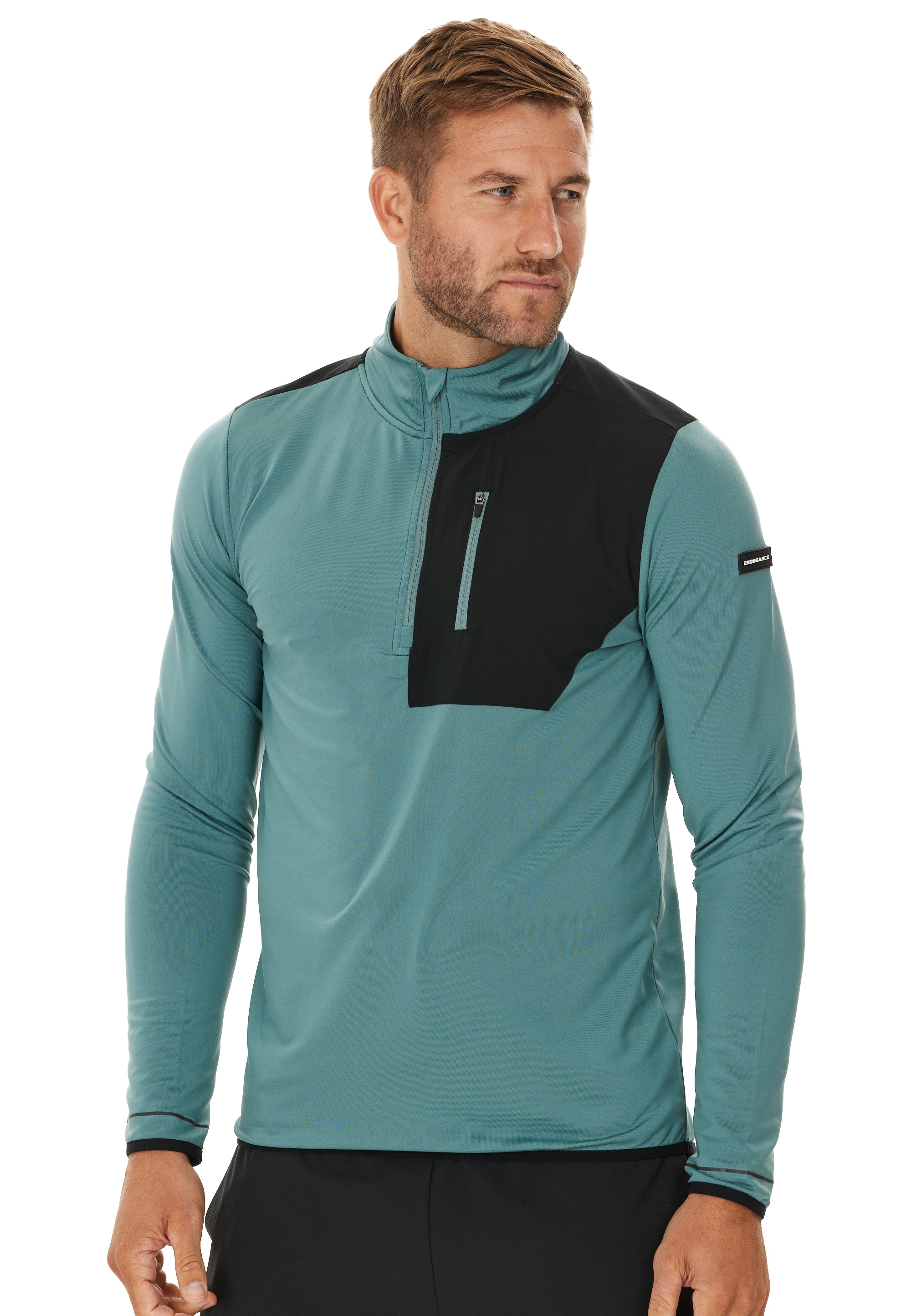 ENDURANCE Strickpullover "Breger", mit Reißverschluss-Brusttasche