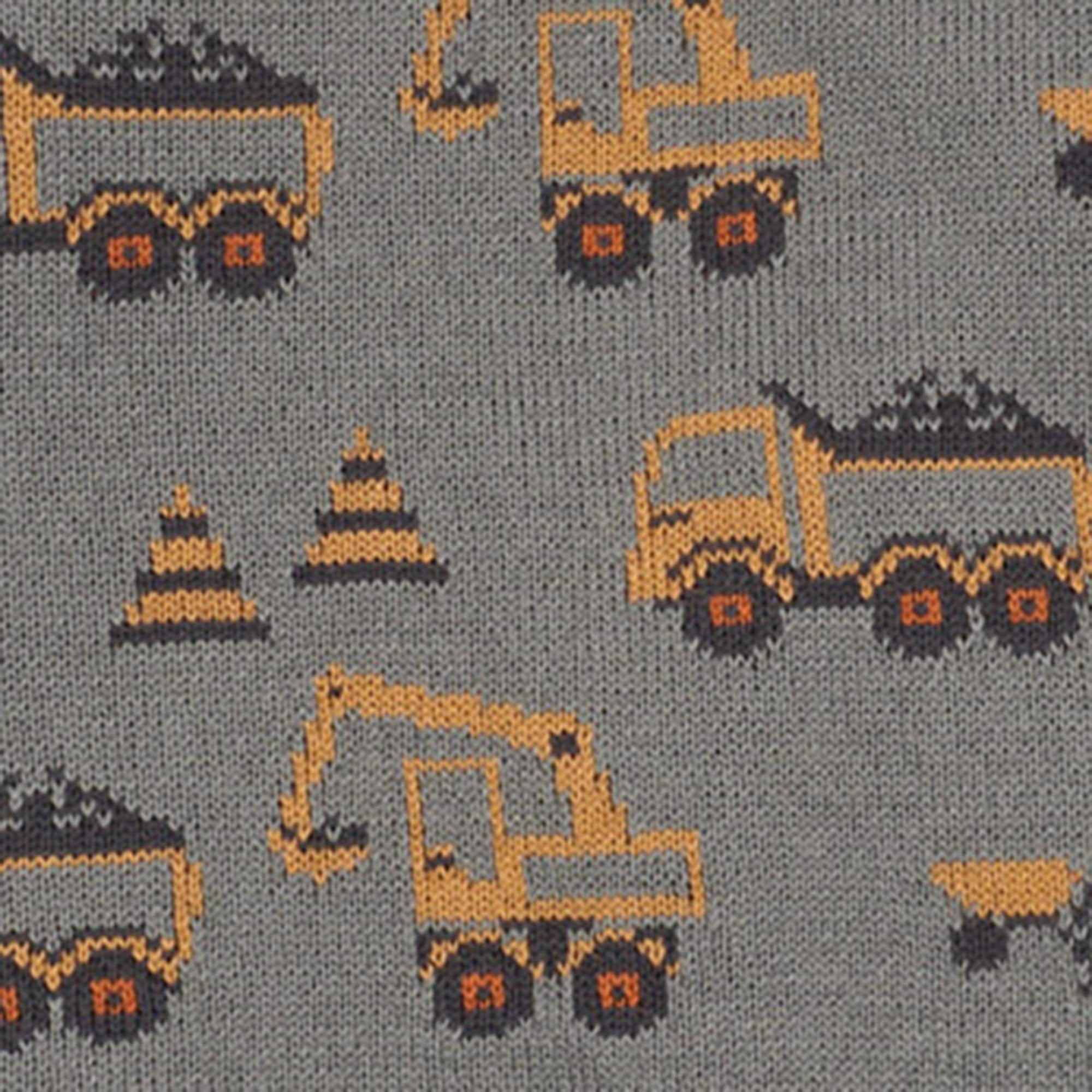 Thumbnail - MAXIMO Strickmütze Baumwolle, gefüttert, kontrastfarbener Bommel, Motiv