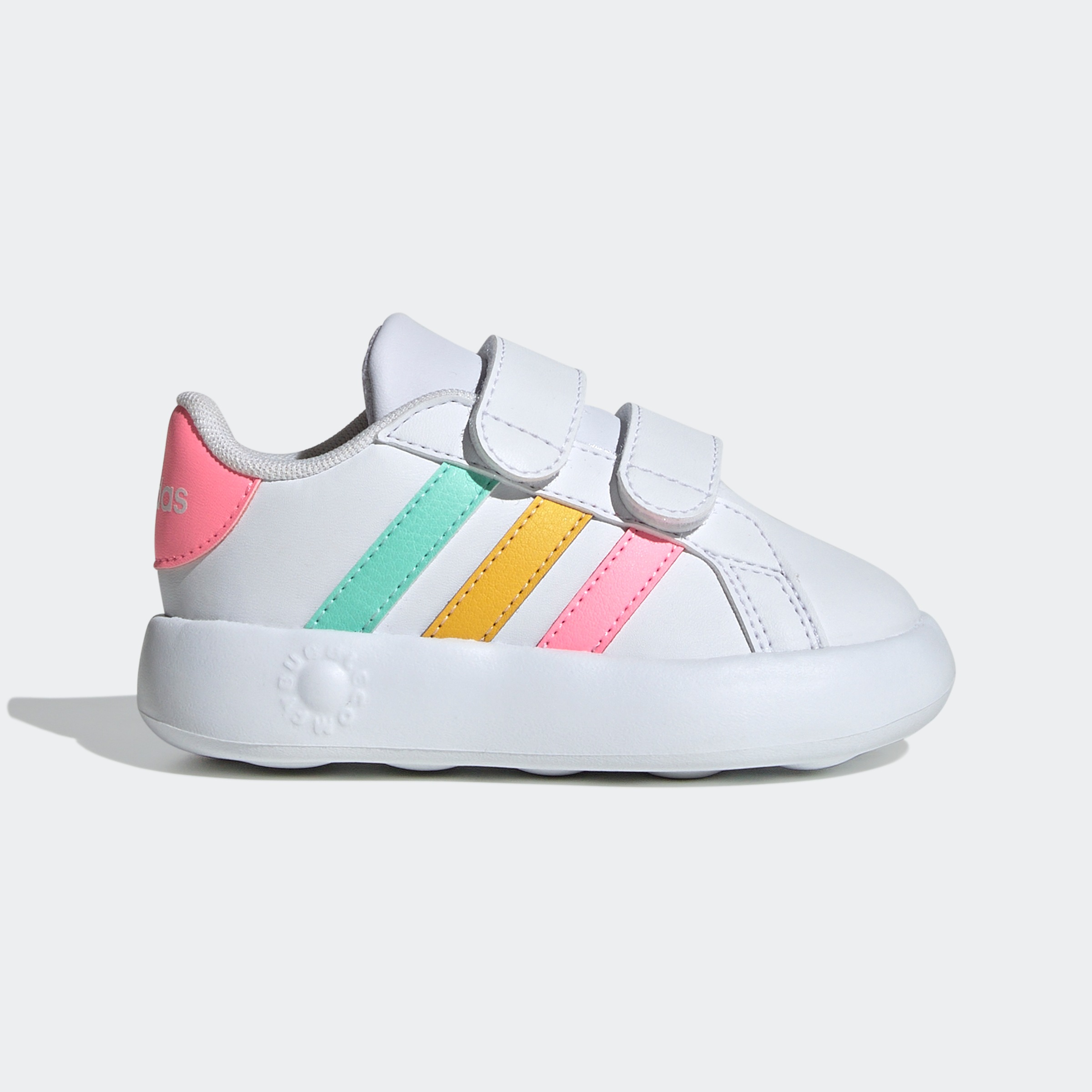 adidas Sportswear Klettschuh »GRAND COURT 2.0 KIDS«, Design auf den Spuren des adidas Superstar, für Kinder