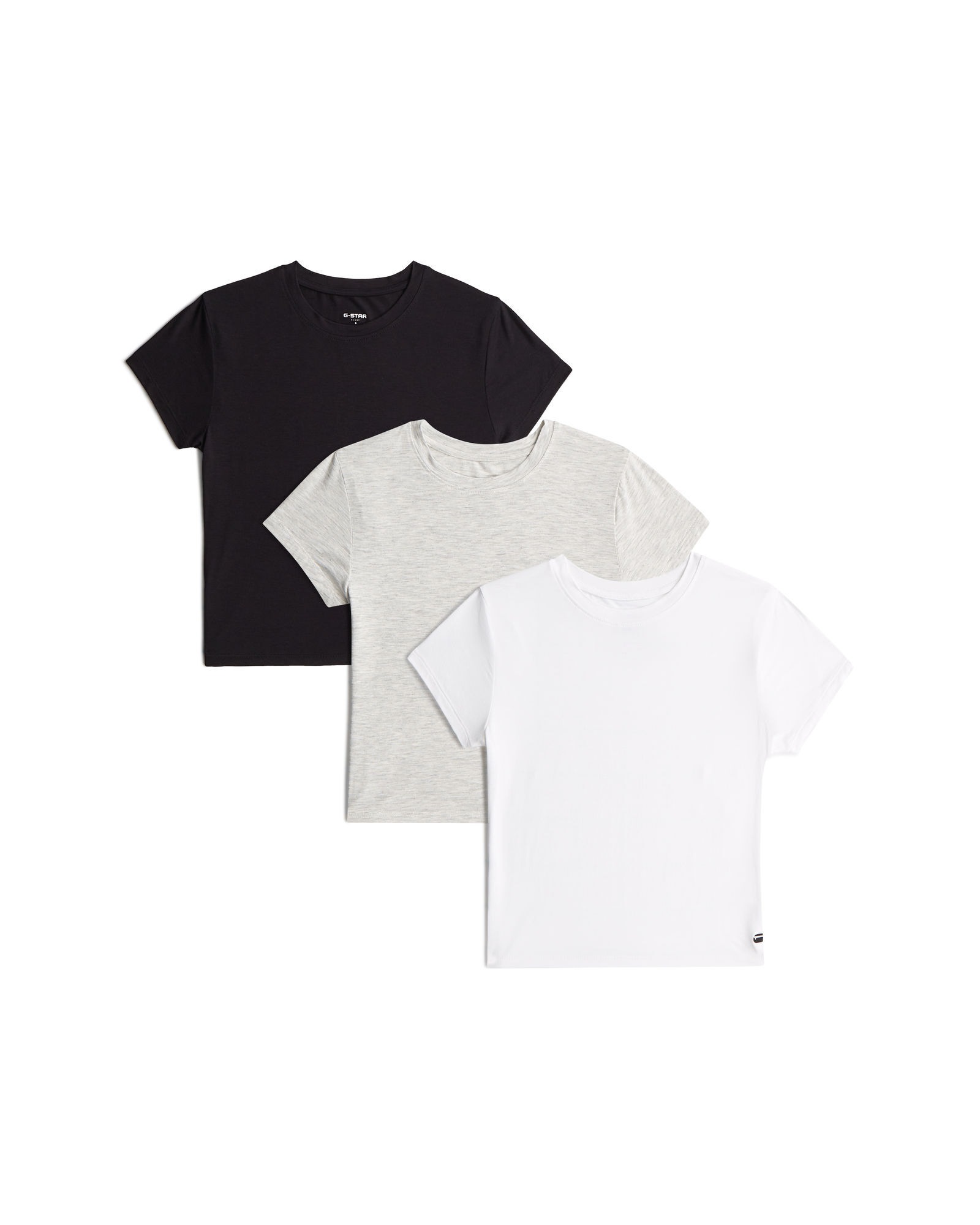 G-STAR T-Shirt »Cropped T-Shirt 3er-Pack«
