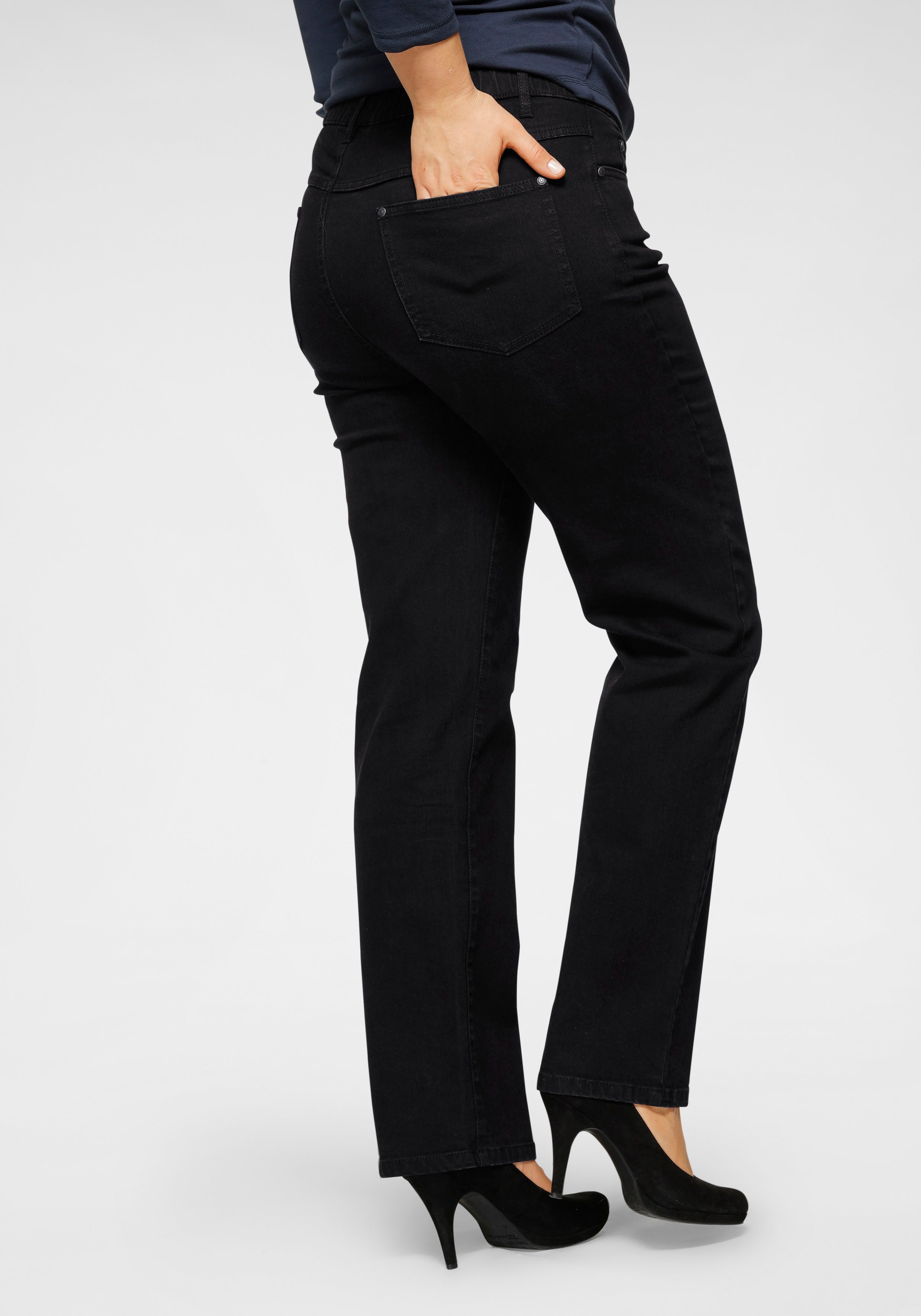 Arizona Straight-Jeans "Curve-Collection" bequeme Passform, gerade Beinform günstig online kaufen