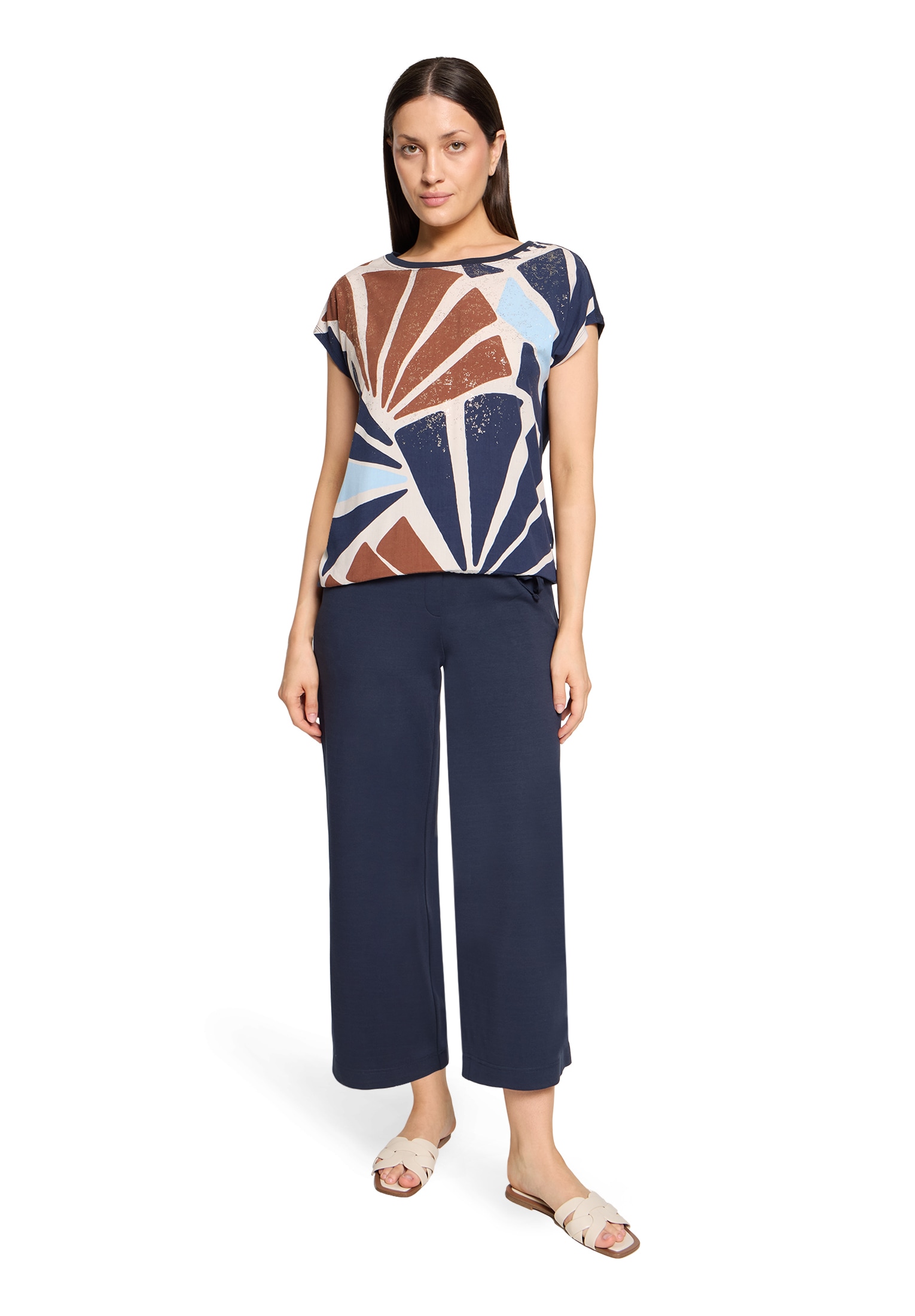 Betty&Co Kurzarmshirt »Damen mit Print« 1
