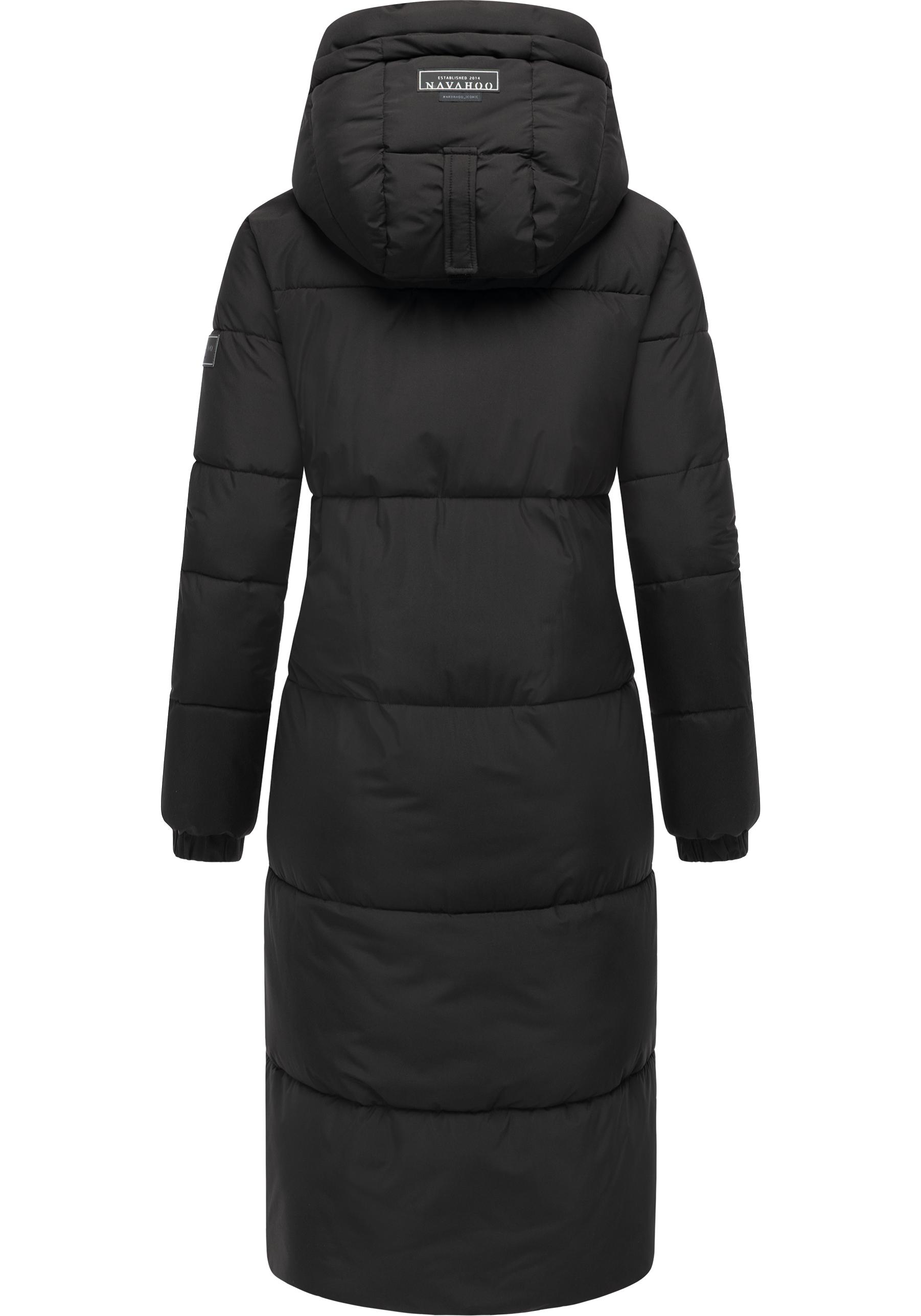 Thumbnail - Navahoo Steppmantel "Taublüte XIV" Gesteppter Damen Mantel mit 2-Wege-Reißverschluss