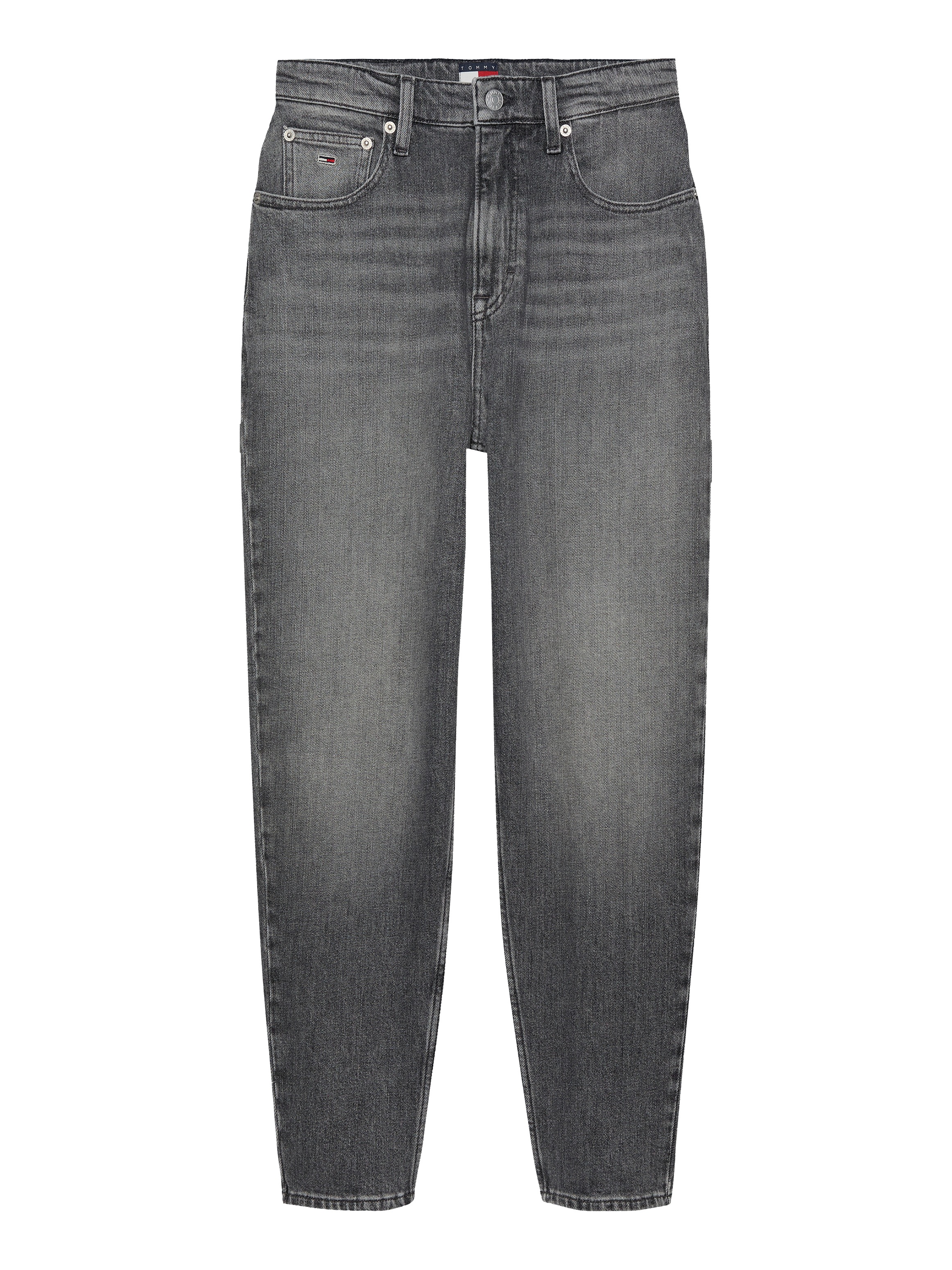 Tommy Jeans Mom-Jeans »High waist - Mom-Jeans Tapered«, mit Logo-Stickereien, in knöchelfreier Länge