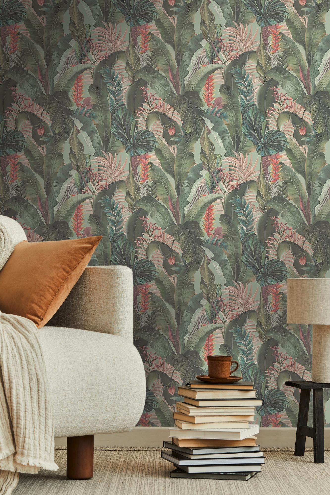 living walls Vliestapete, matt, Vliestapete Dschungel für Schlafzimmer Küche Wohnzimmer Dschungel Flur