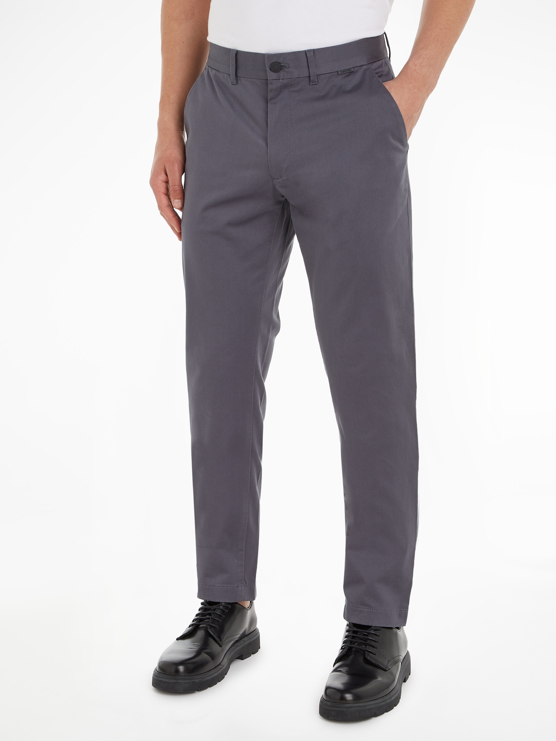 Calvin Klein Chinohose »SATEEN STRETCH SLIM CHINO«