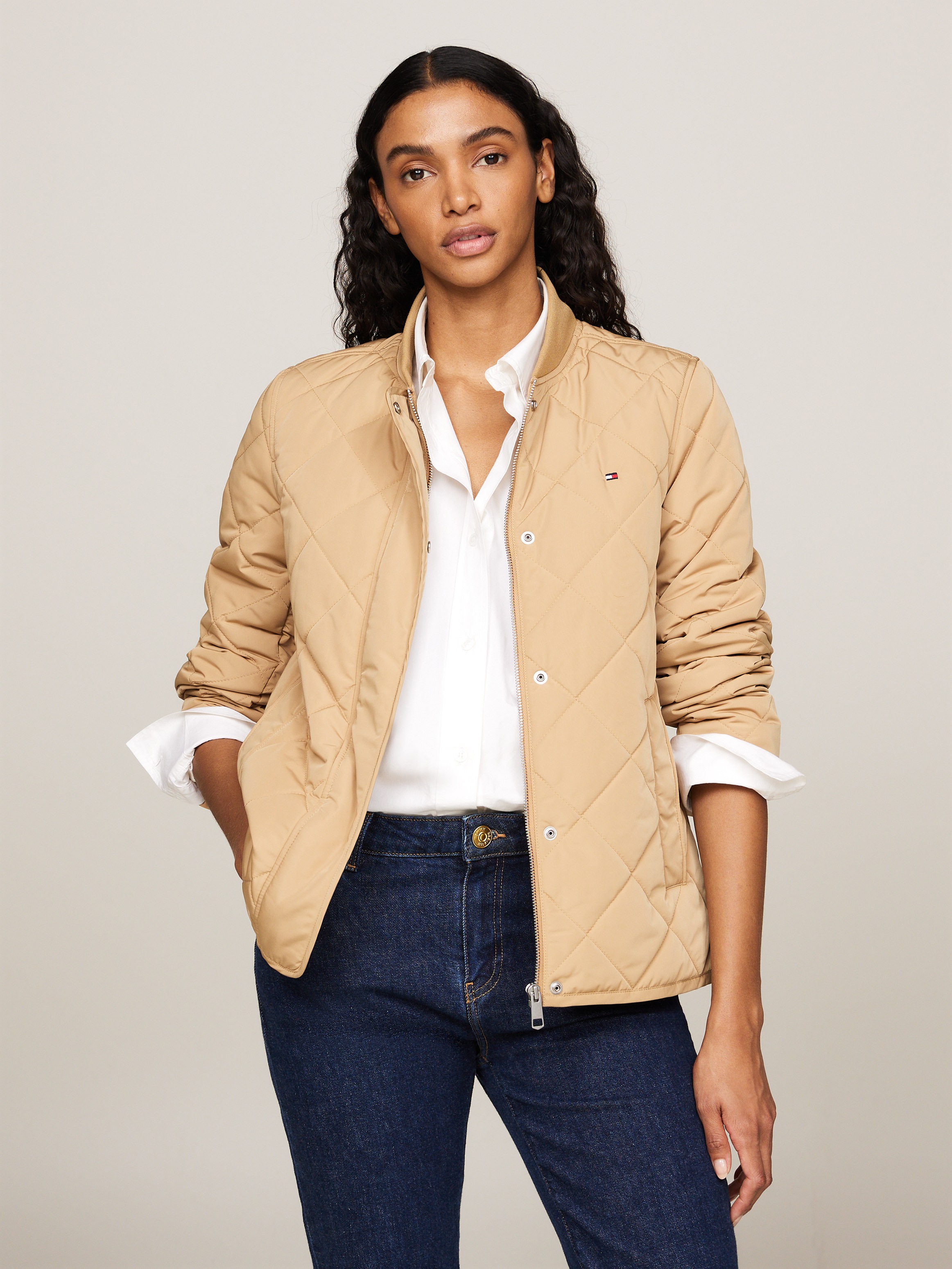 Tommy Hilfiger Steppjacke "LW QUILTED BOMBER JACKET", mit leichter Wattieru günstig online kaufen