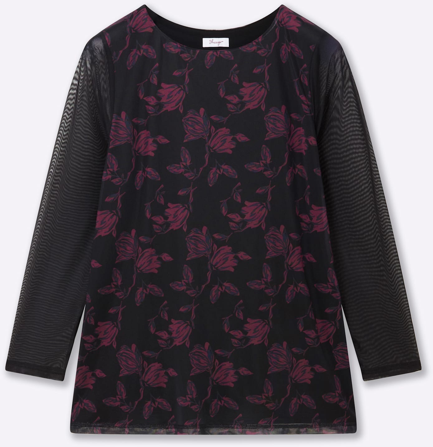 Sheego Langarmshirt »Langarm-Shirt«, (1 tlg.)