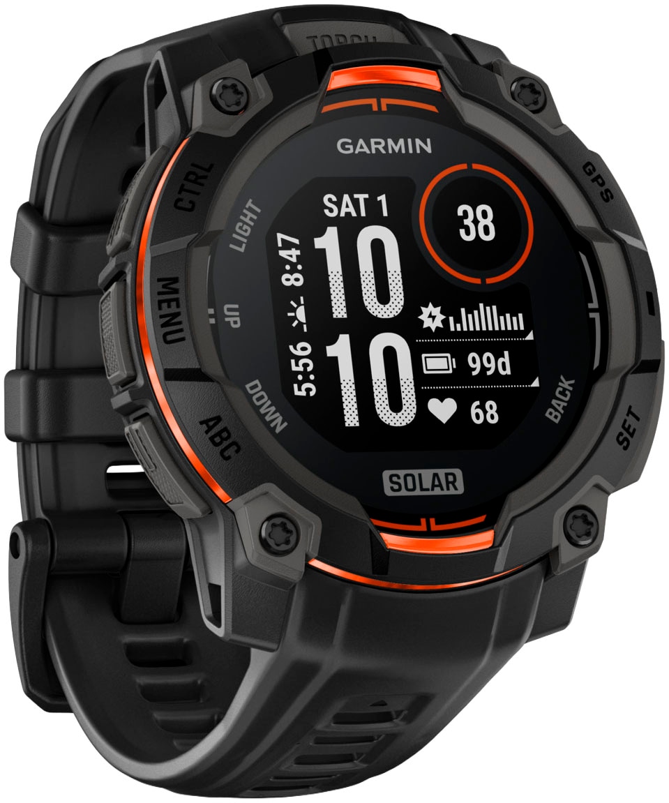 Garmin Smartwatch »Instinct 3 Solar - 45 mm«(50/ 1,3 ″) Garmin