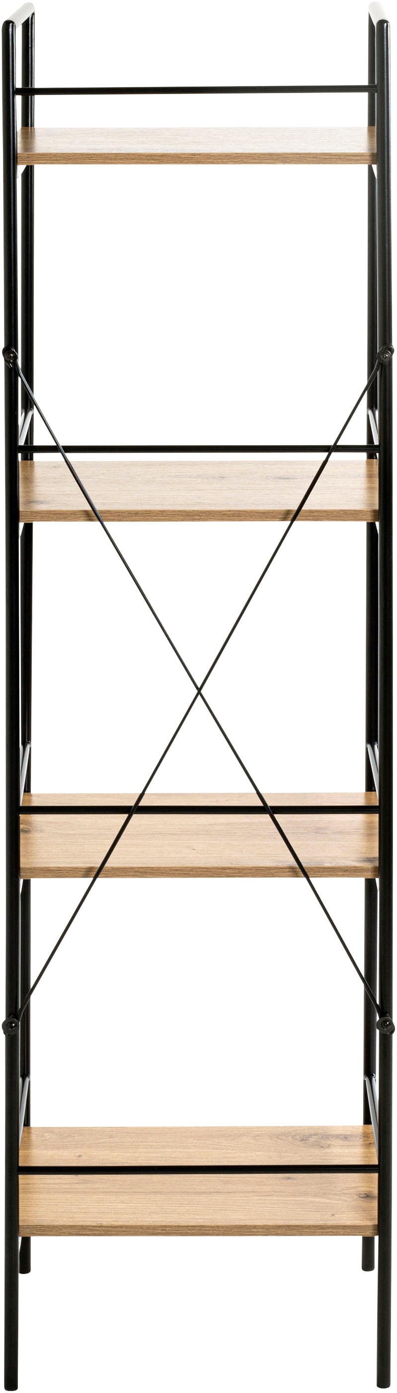 HAKU Regal »Aufbewahrungsregal, Dekoregal, Standregal« 1 Stk. tlg. rechteckig - aus MDF Braun - B/T/H 34/27/130 cm