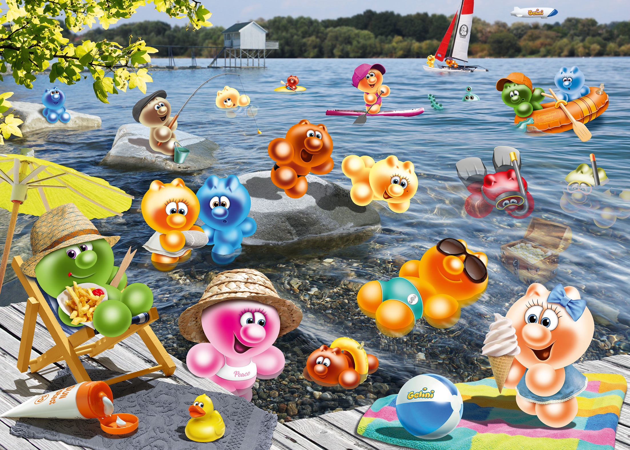 Ravensburger Puzzle »Gelini Seepicknick«, Made in Germany