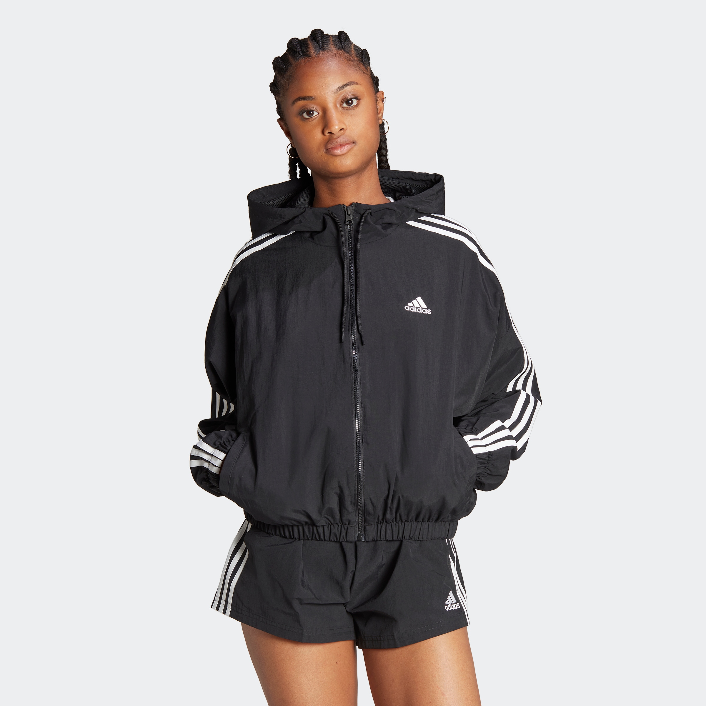 adidas Sportswear Windbreaker "ESSENTIALS 3-STREIFEN WOVEN" günstig online kaufen