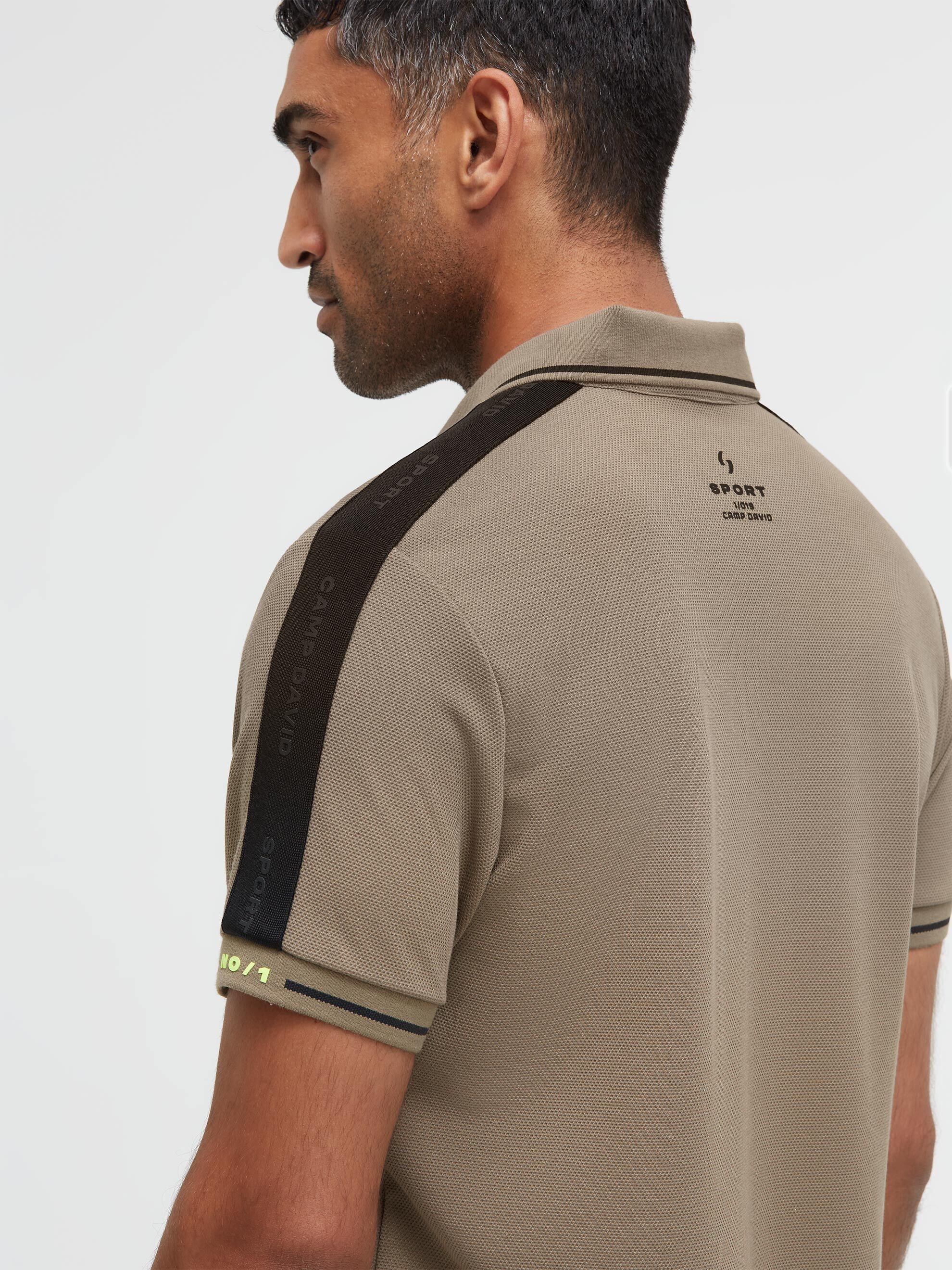 CAMP DAVID Poloshirt mit Print