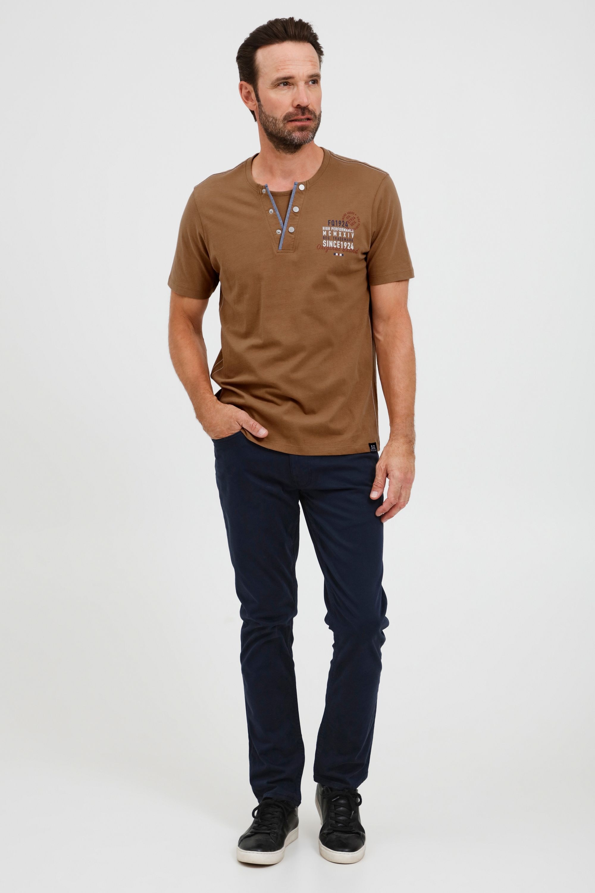 FQ1924 Henleyshirt »Henleyshirt FQRudolf«